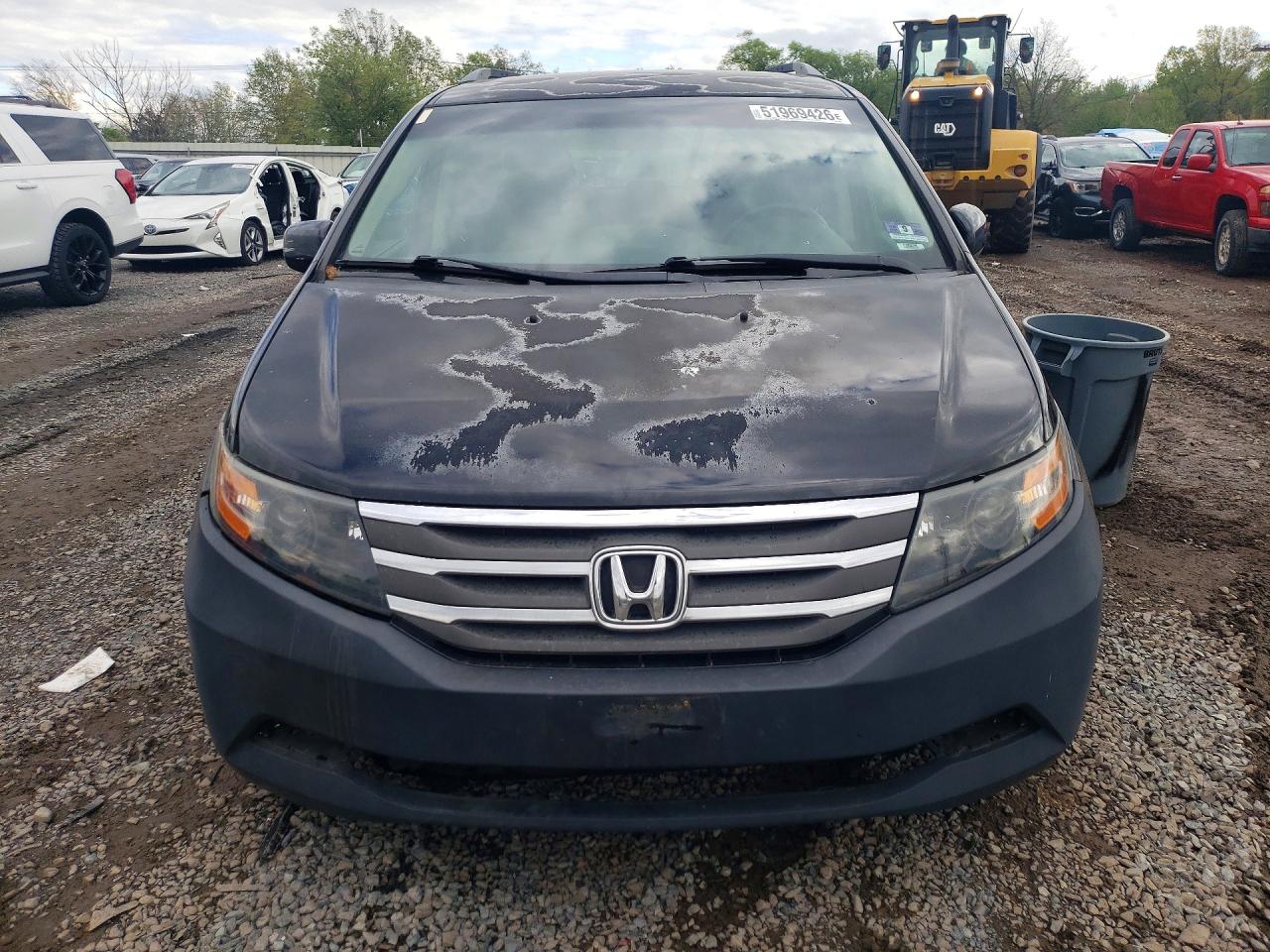 2011 Honda Odyssey Ex Черный vin: 5FNRL5H47BB006515