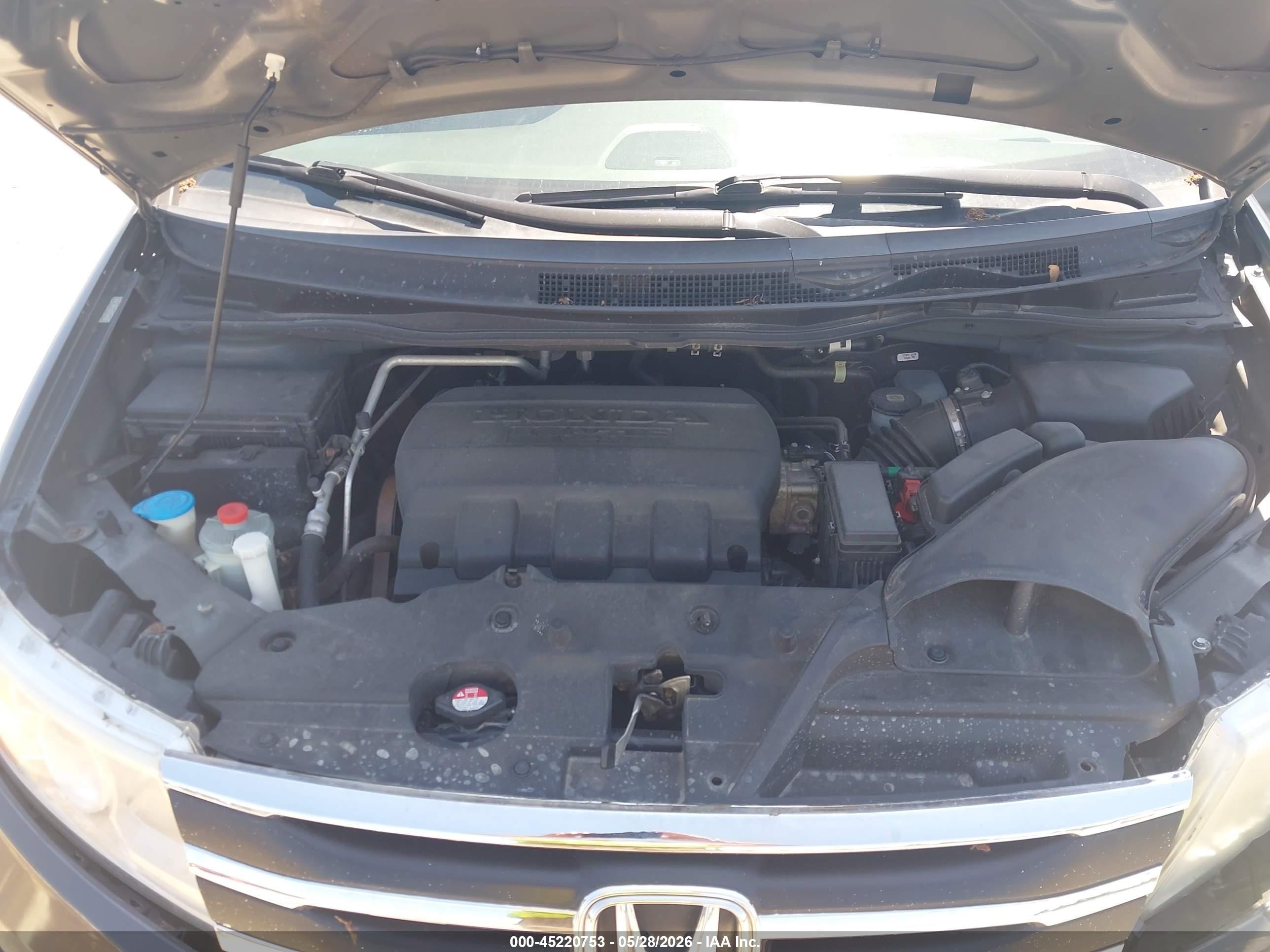 2011 Honda Odyssey Ex Gray vin: 5FNRL5H47BB097477