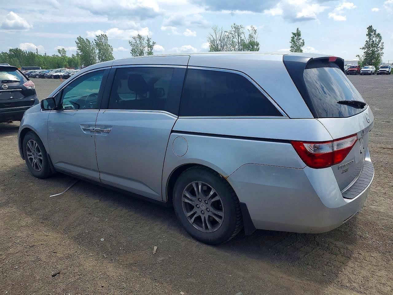 2011 Honda Odyssey Ex Silver vin: 5FNRL5H47BB507324