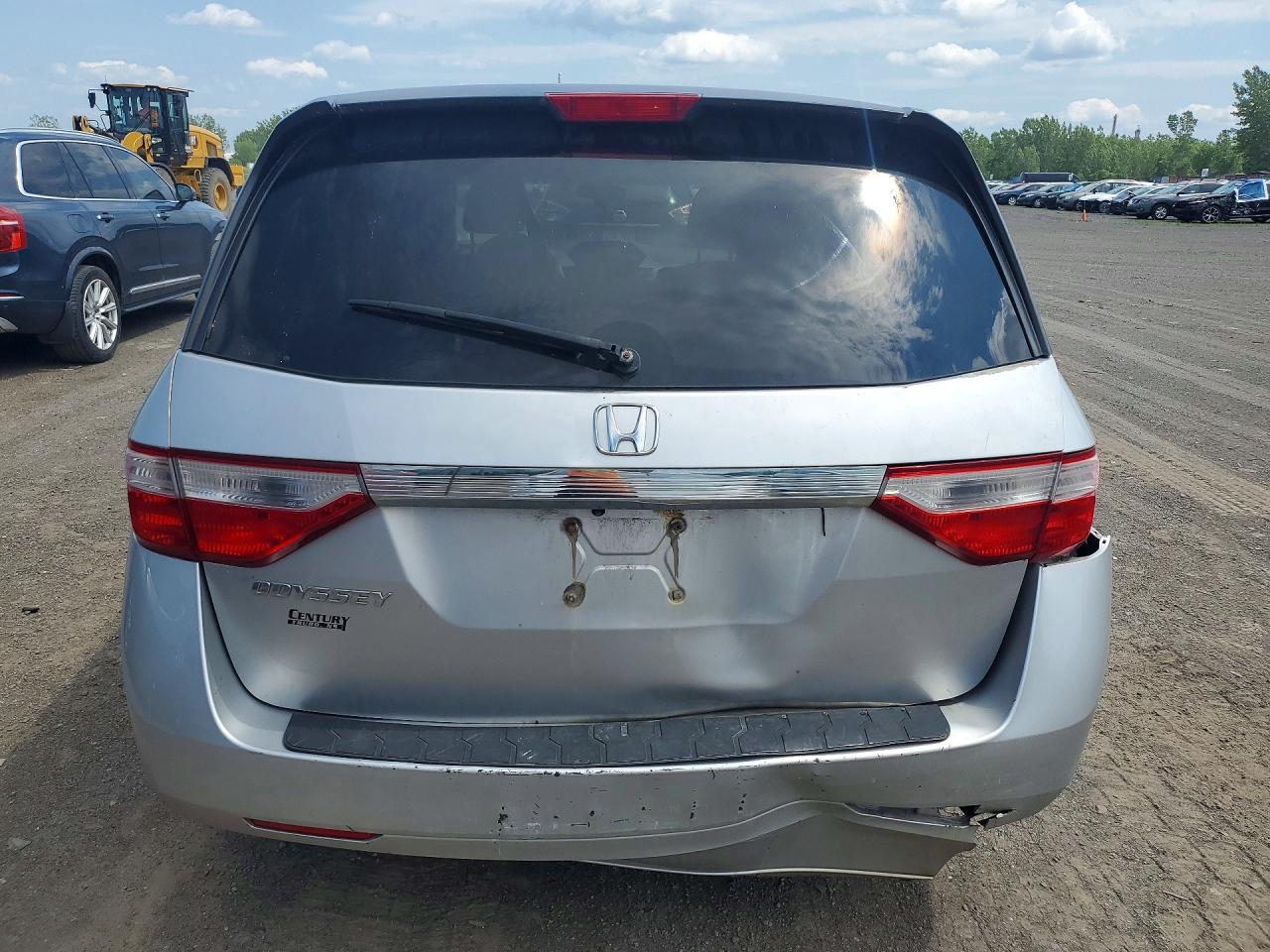 2011 Honda Odyssey Ex Silver vin: 5FNRL5H47BB507324