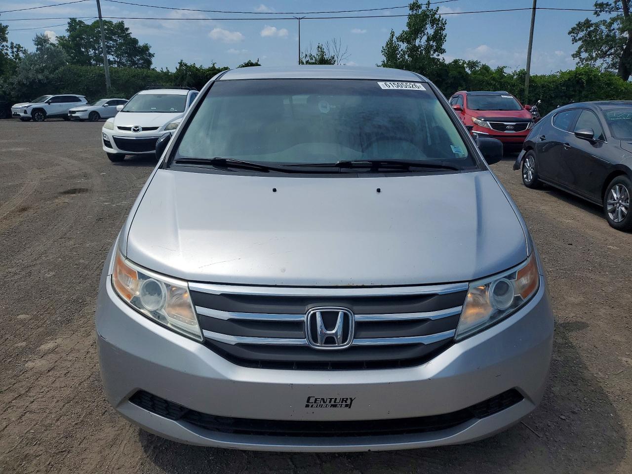 2011 Honda Odyssey Ex Silver vin: 5FNRL5H47BB507324