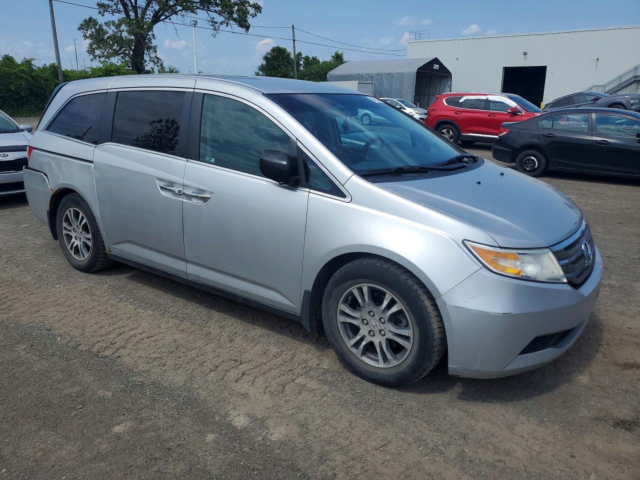 2011 Honda Odyssey Ex Silver vin: 5FNRL5H47BB507324
