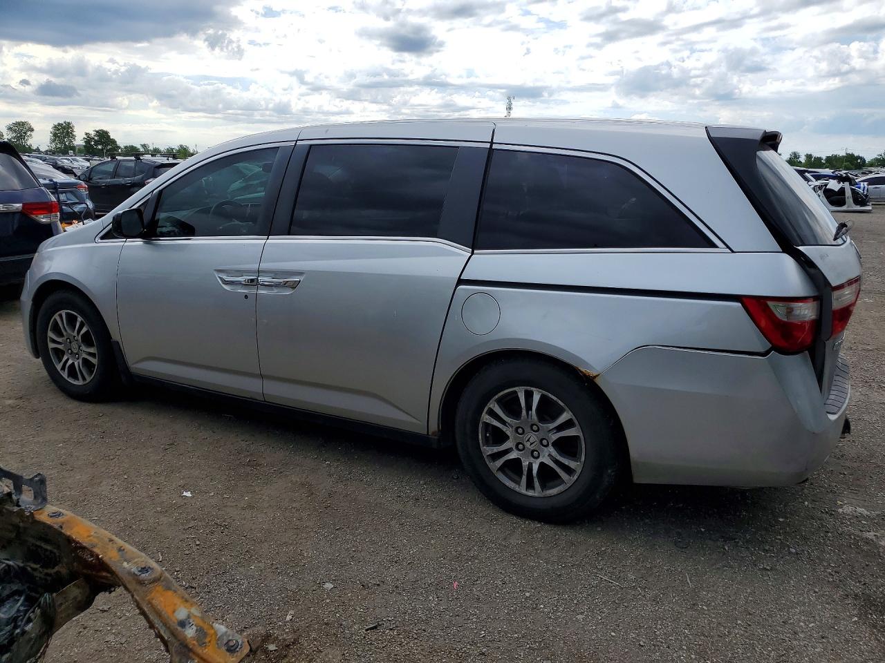2011 Honda Odyssey Ex Silver vin: 5FNRL5H47BB509204