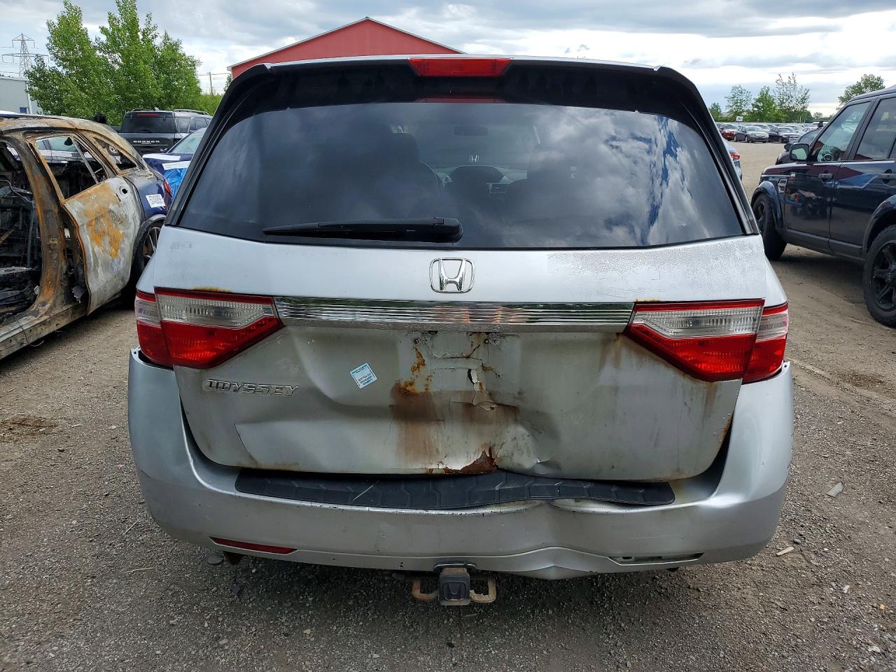 2011 Honda Odyssey Ex Silver vin: 5FNRL5H47BB509204
