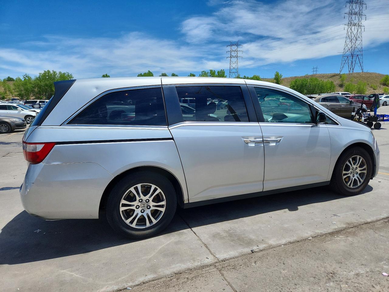 2012 Honda Odyssey Ex Silver vin: 5FNRL5H47CB008895