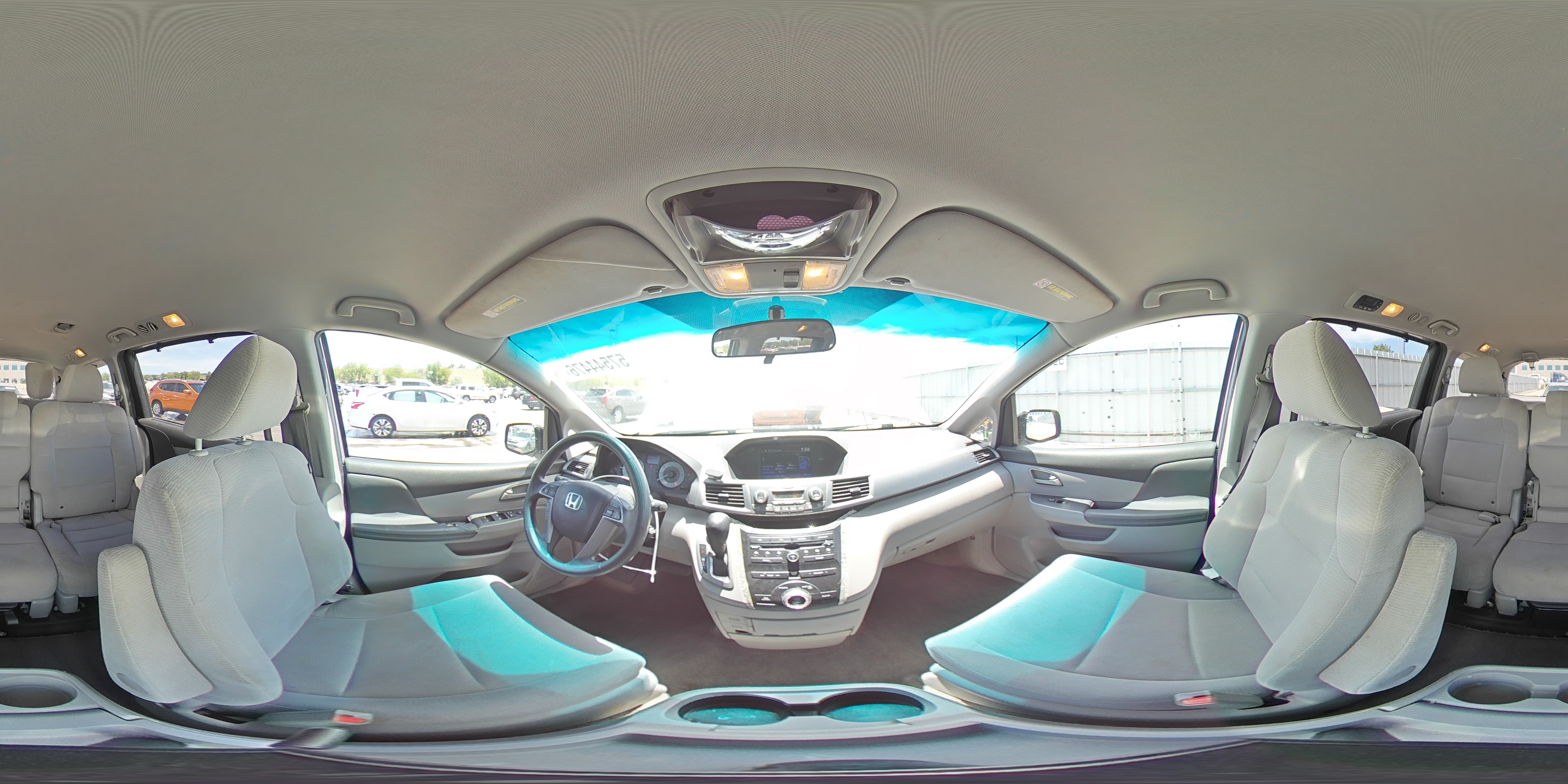 2012 Honda Odyssey Ex Silver vin: 5FNRL5H47CB008895