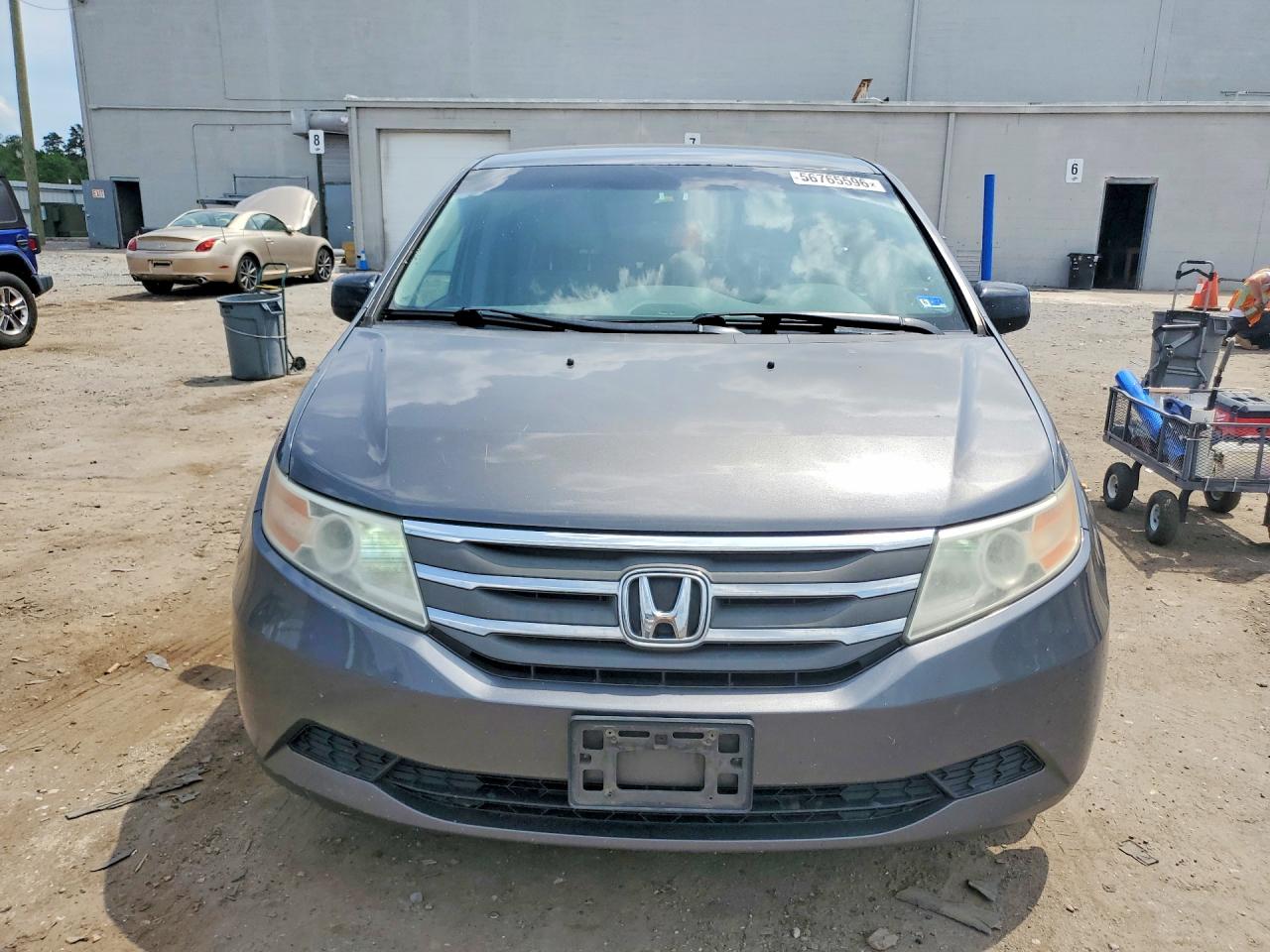 2012 Honda Odyssey Ex Gray vin: 5FNRL5H47CB016737