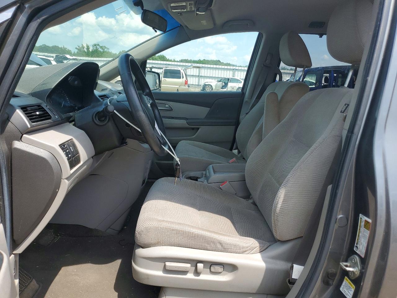 2012 Honda Odyssey Ex Gray vin: 5FNRL5H47CB016737