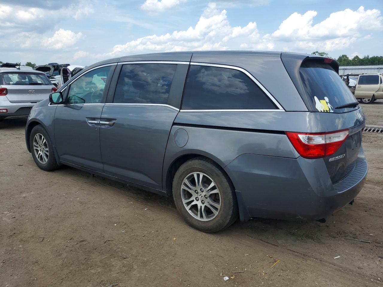 2012 Honda Odyssey Ex Gray vin: 5FNRL5H47CB016737