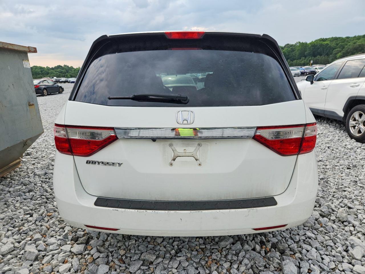 2012 Honda Odyssey Ex White vin: 5FNRL5H47CB021923