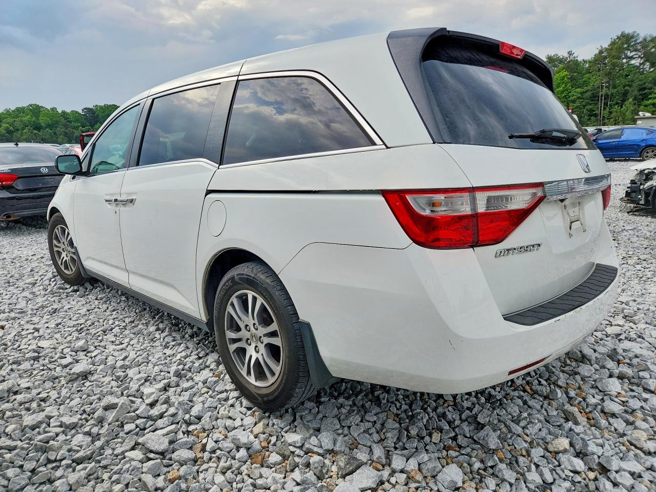 2012 Honda Odyssey Ex White vin: 5FNRL5H47CB021923