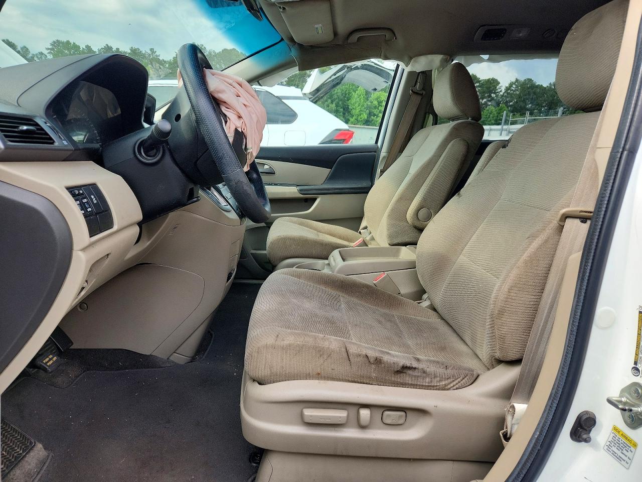 2012 Honda Odyssey Ex White vin: 5FNRL5H47CB021923