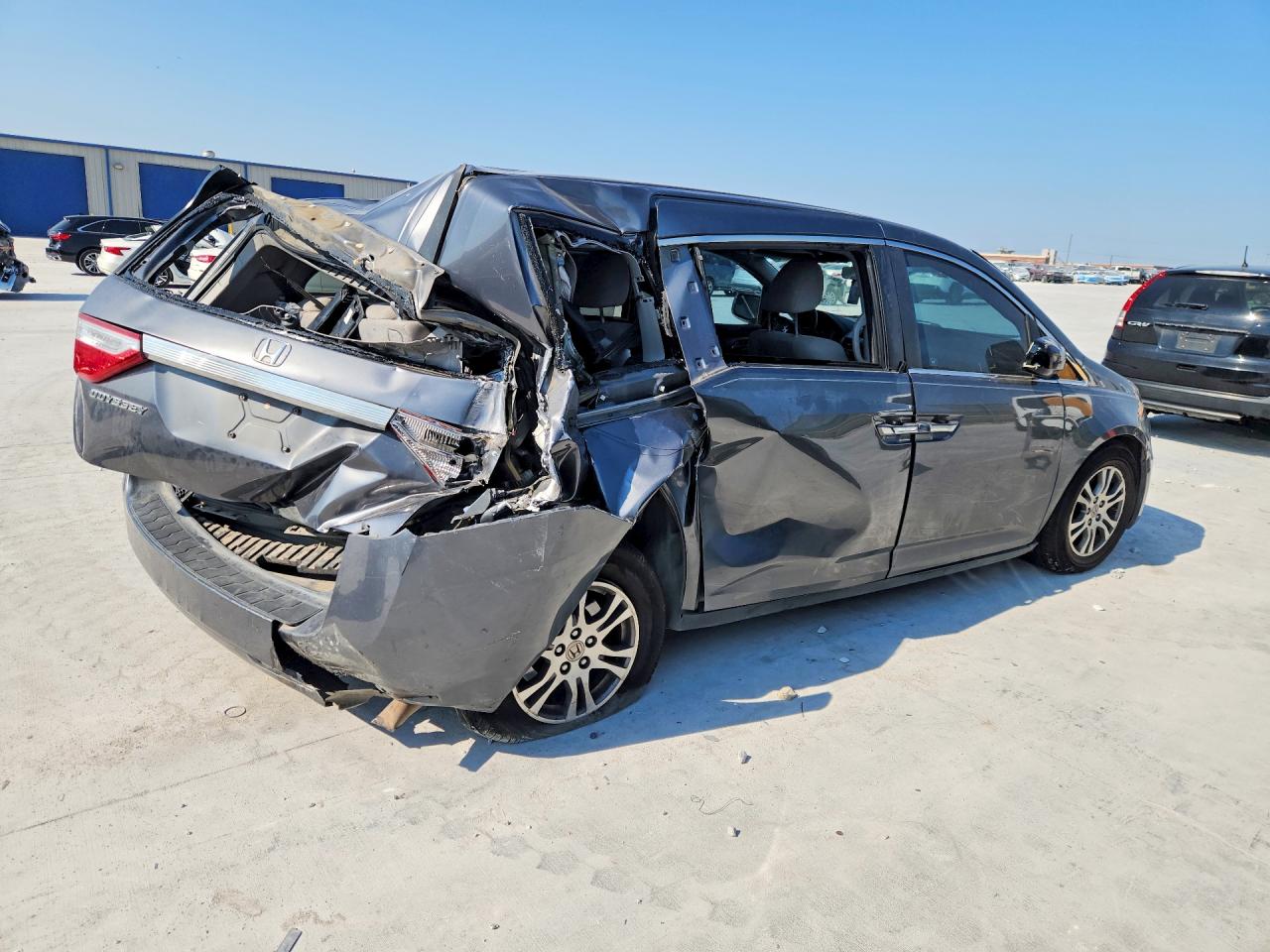 2012 Honda Odyssey Ex Charcoal vin: 5FNRL5H47CB022912
