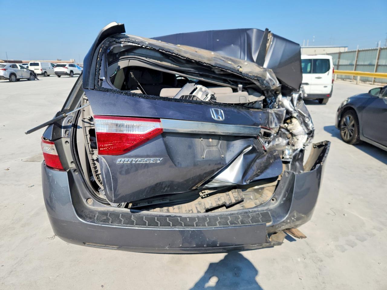 2012 Honda Odyssey Ex Charcoal vin: 5FNRL5H47CB022912