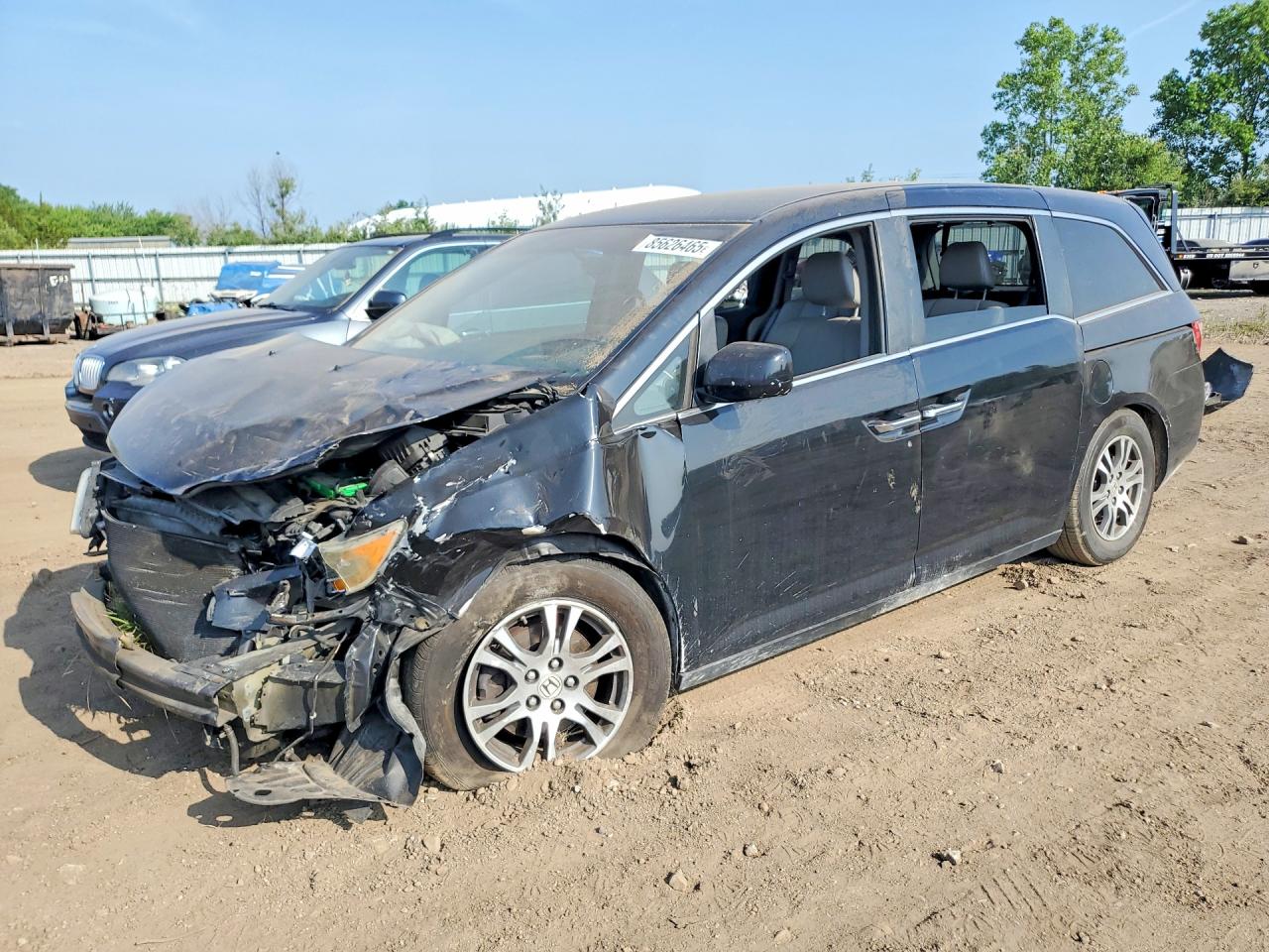 2012 Honda Odyssey Ex Black vin: 5FNRL5H47CB023784
