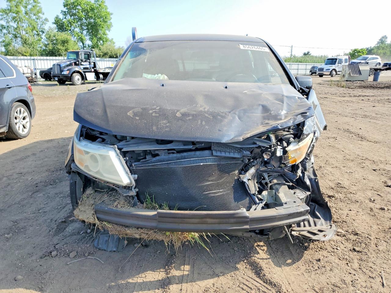 2012 Honda Odyssey Ex Black vin: 5FNRL5H47CB023784