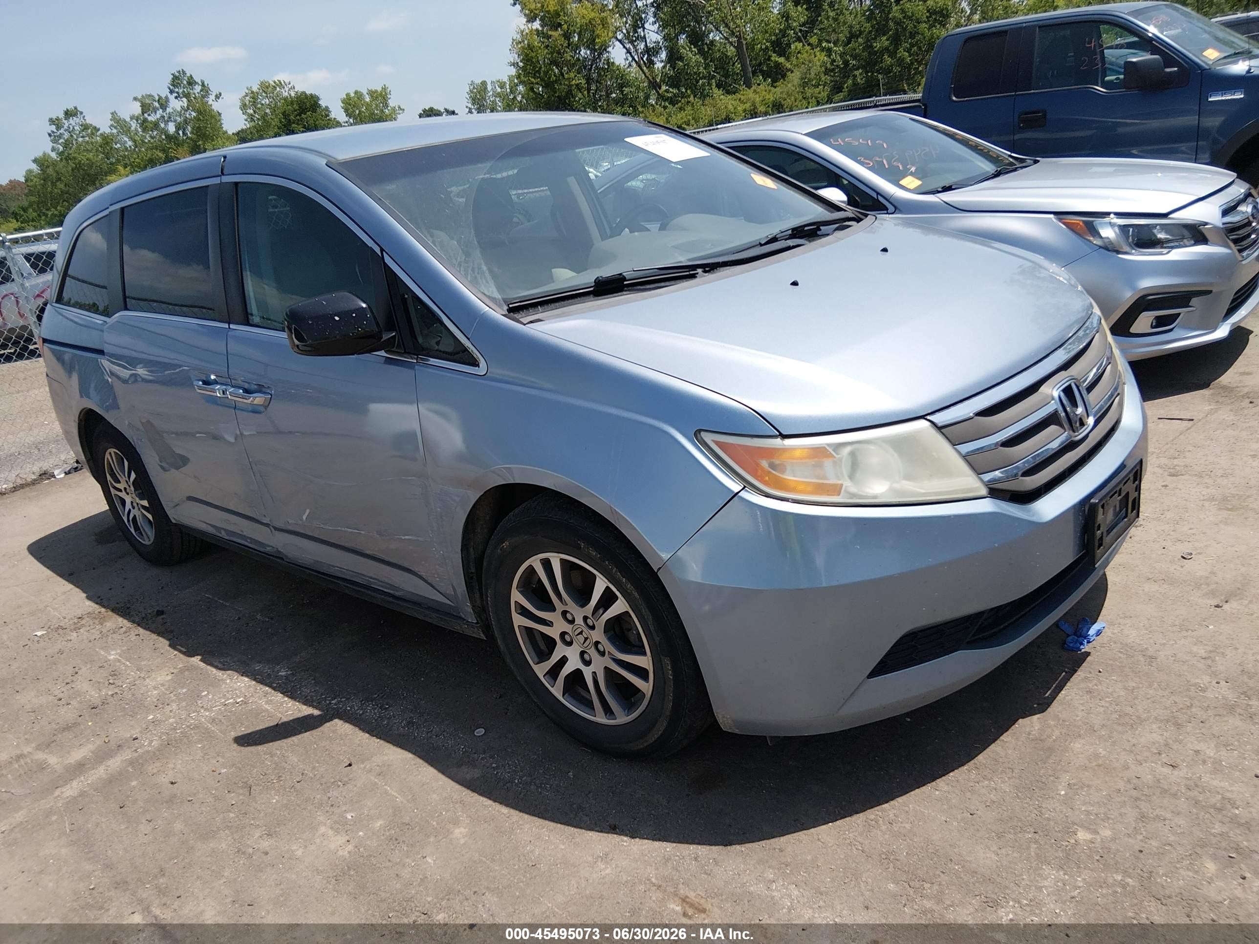 2012 Honda Odyssey Ex Black vin: 5FNRL5H47CB061645