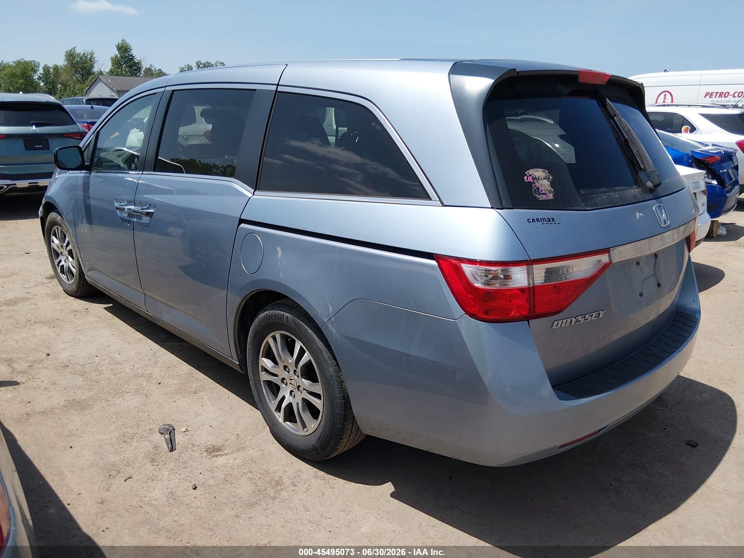 2012 Honda Odyssey Ex Black vin: 5FNRL5H47CB061645