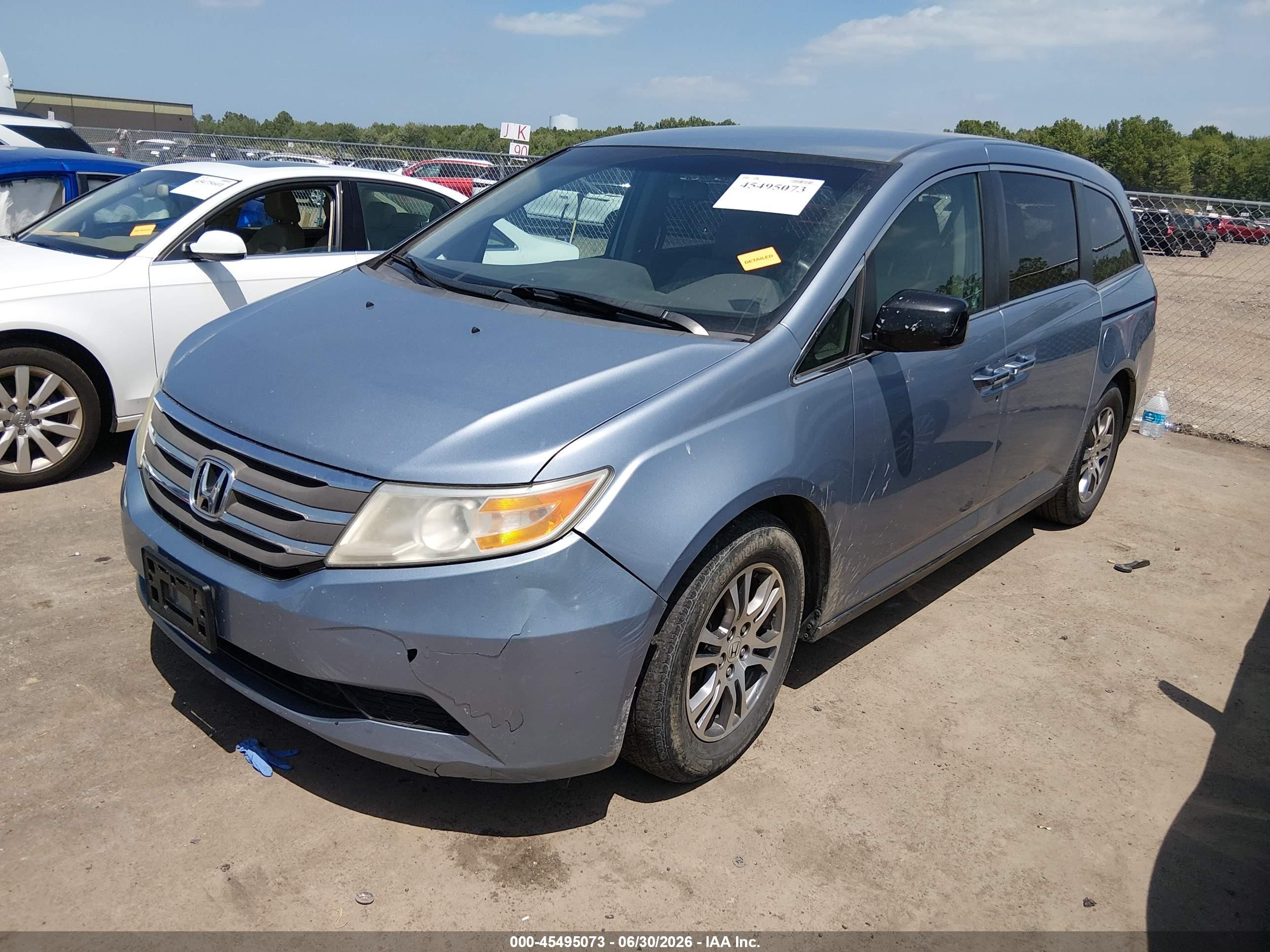2012 Honda Odyssey Ex Black vin: 5FNRL5H47CB061645