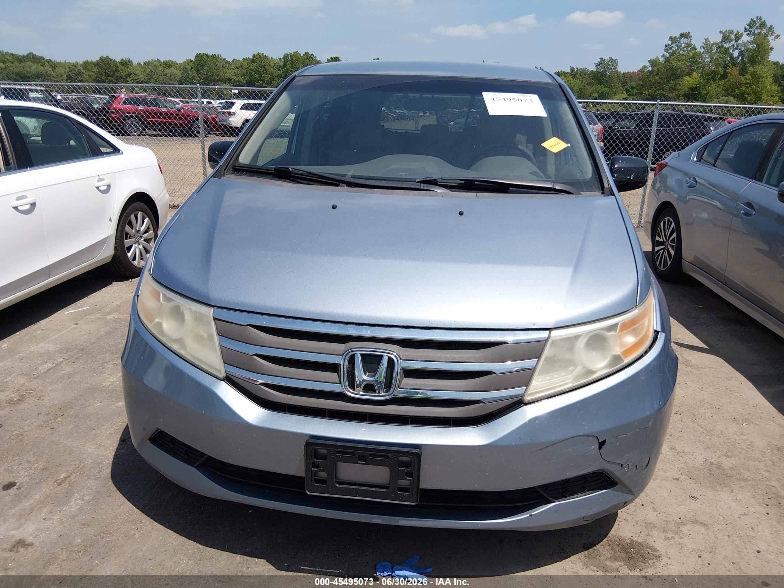 2012 Honda Odyssey Ex Black vin: 5FNRL5H47CB061645