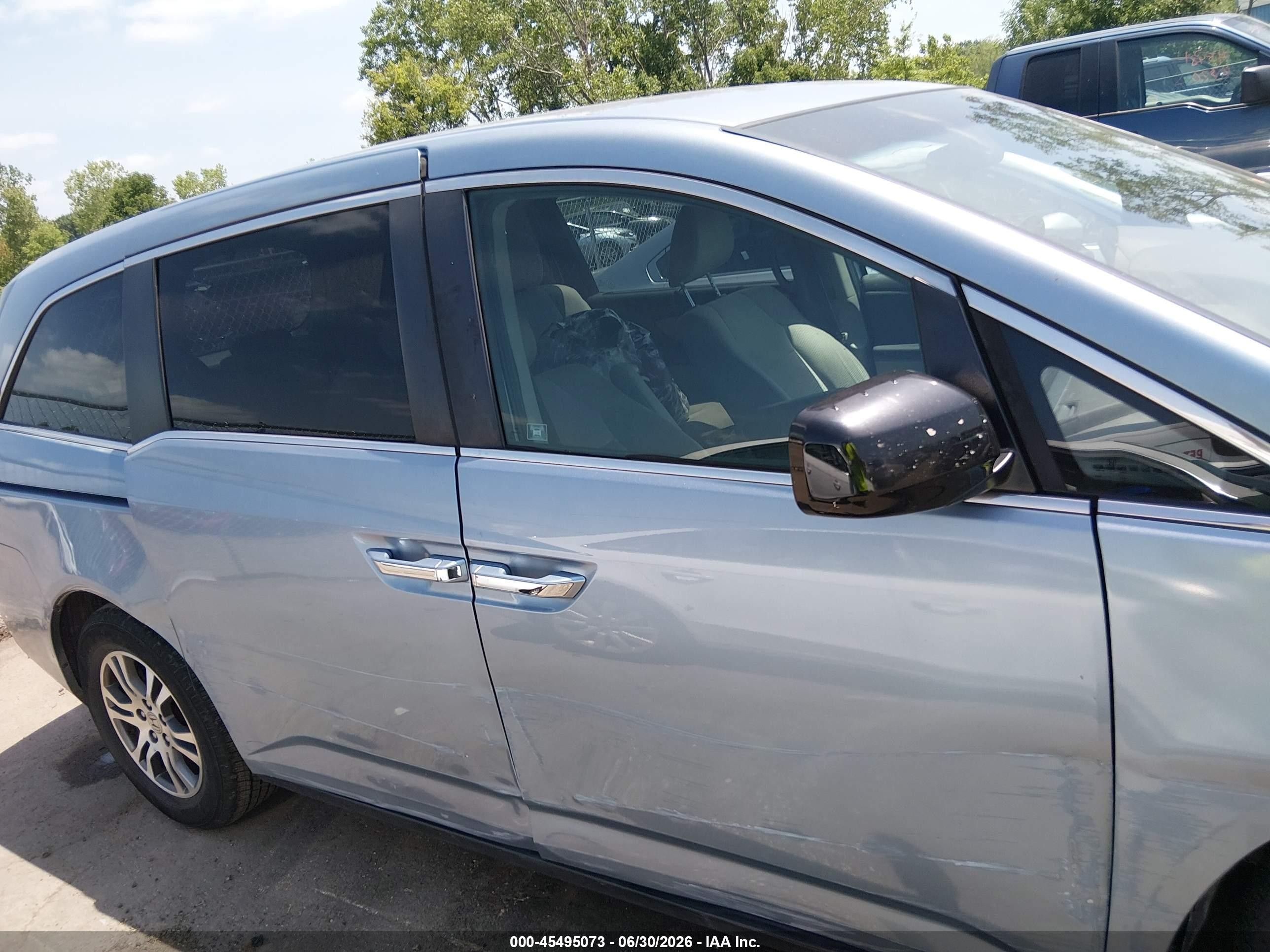 2012 Honda Odyssey Ex Black vin: 5FNRL5H47CB061645
