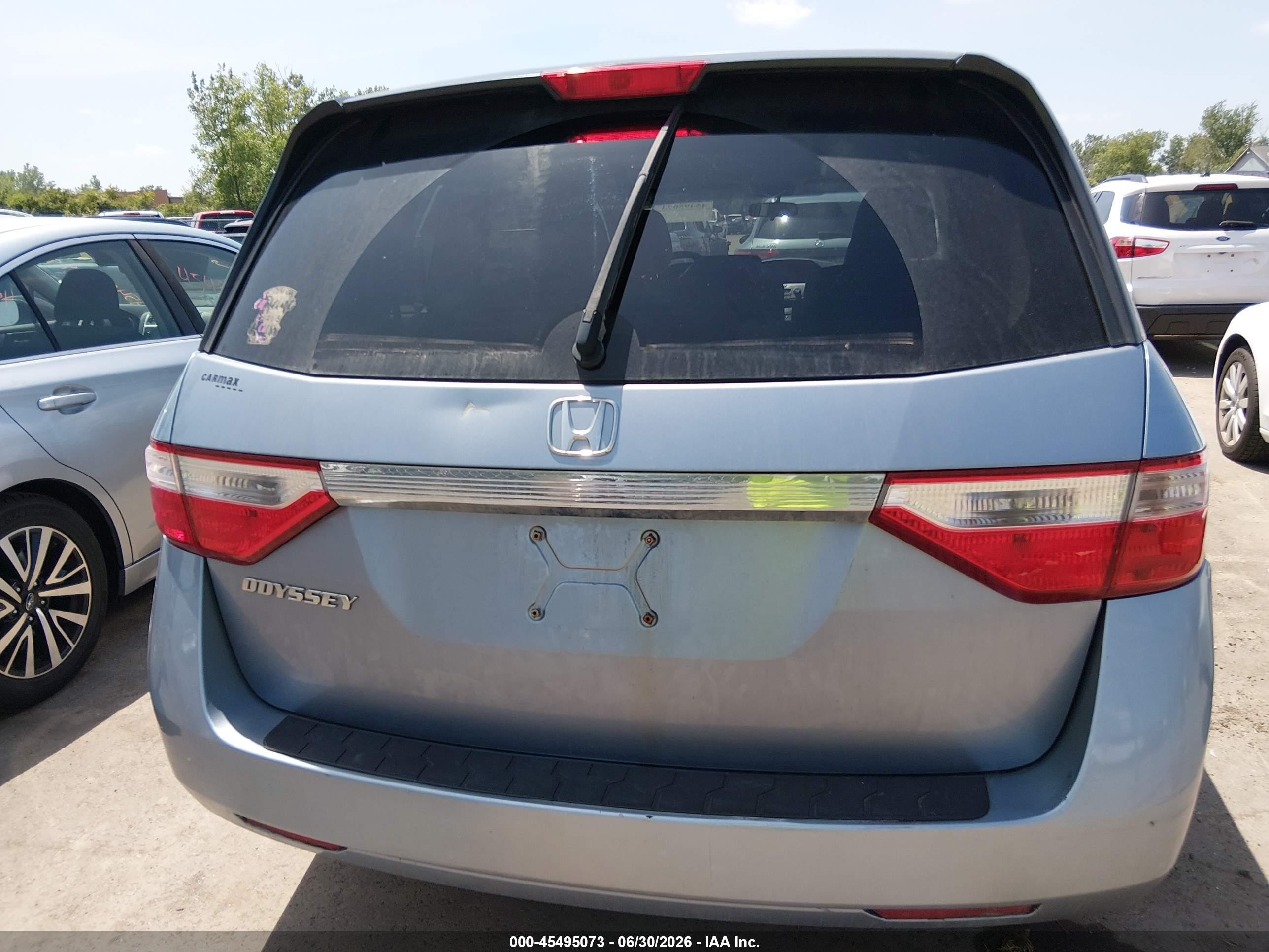 2012 Honda Odyssey Ex Black vin: 5FNRL5H47CB061645
