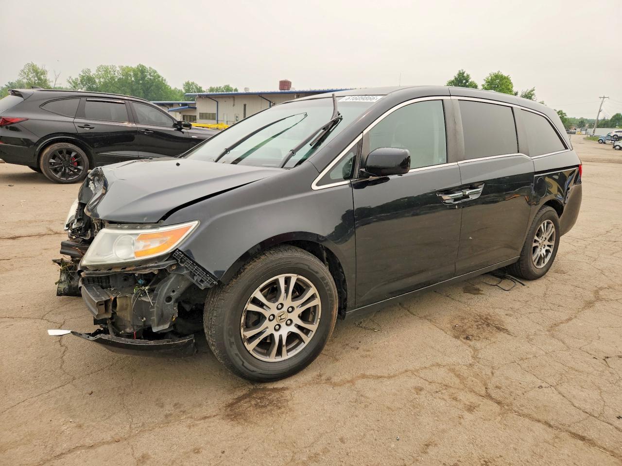2012 Honda Odyssey Ex Black vin: 5FNRL5H47CB071124