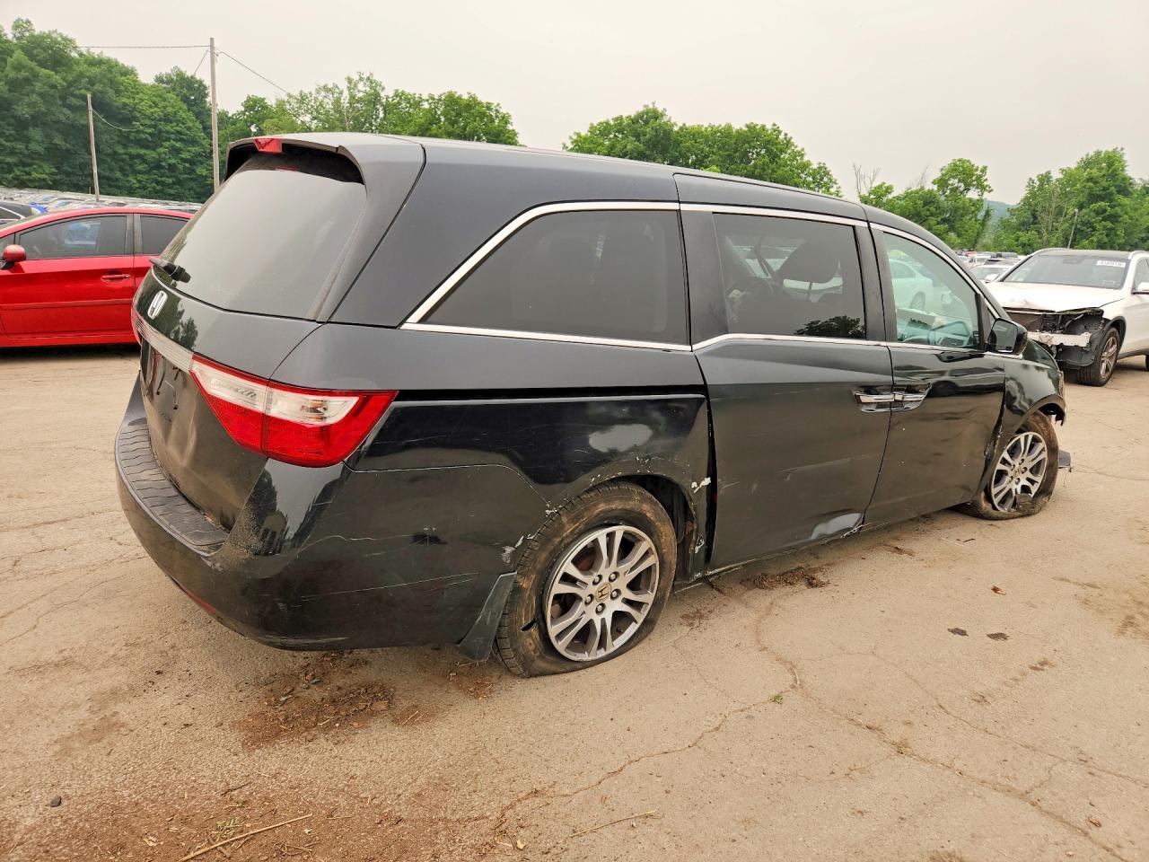 2012 Honda Odyssey Ex Black vin: 5FNRL5H47CB071124