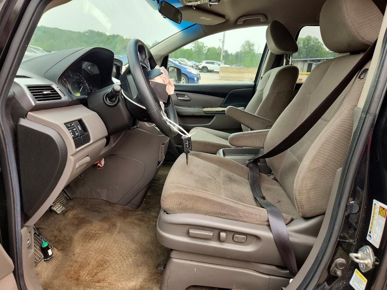 2012 Honda Odyssey Ex Black vin: 5FNRL5H47CB071124