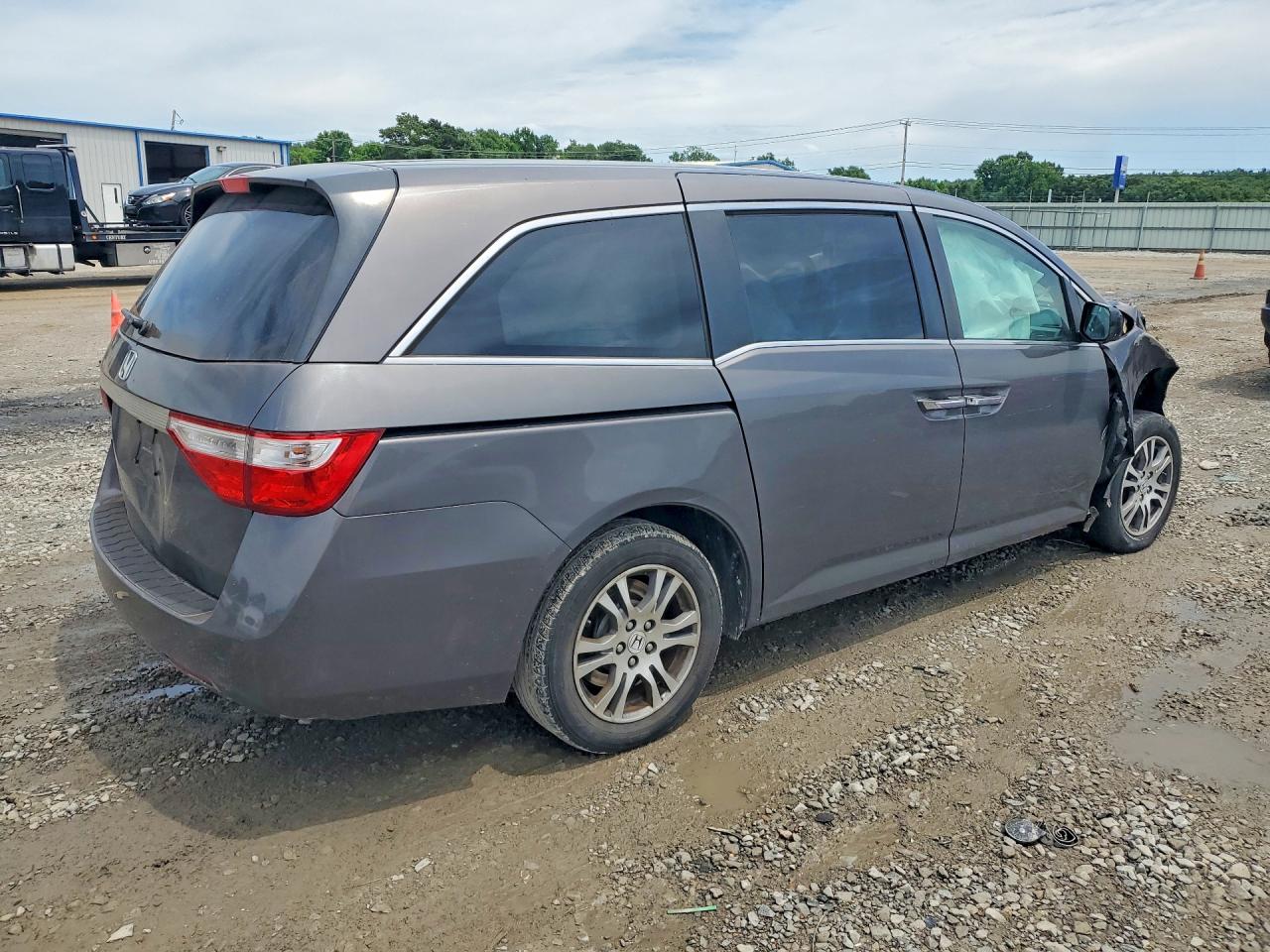 2012 Honda Odyssey Ex Gray vin: 5FNRL5H47CB071396