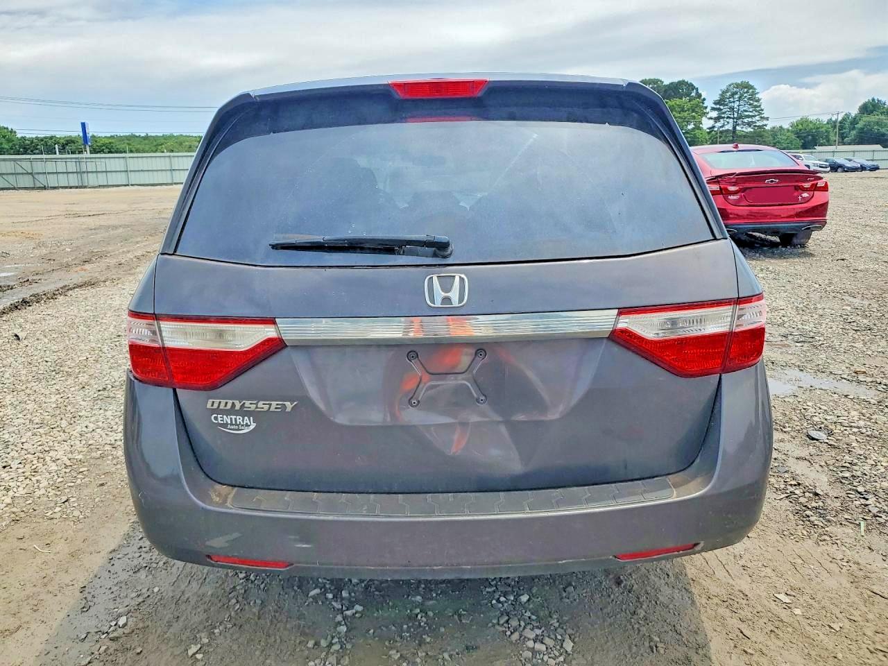 2012 Honda Odyssey Ex Gray vin: 5FNRL5H47CB071396