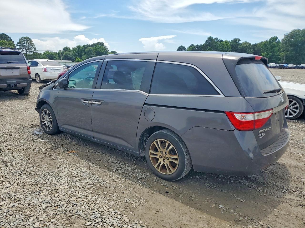 2012 Honda Odyssey Ex Gray vin: 5FNRL5H47CB071396