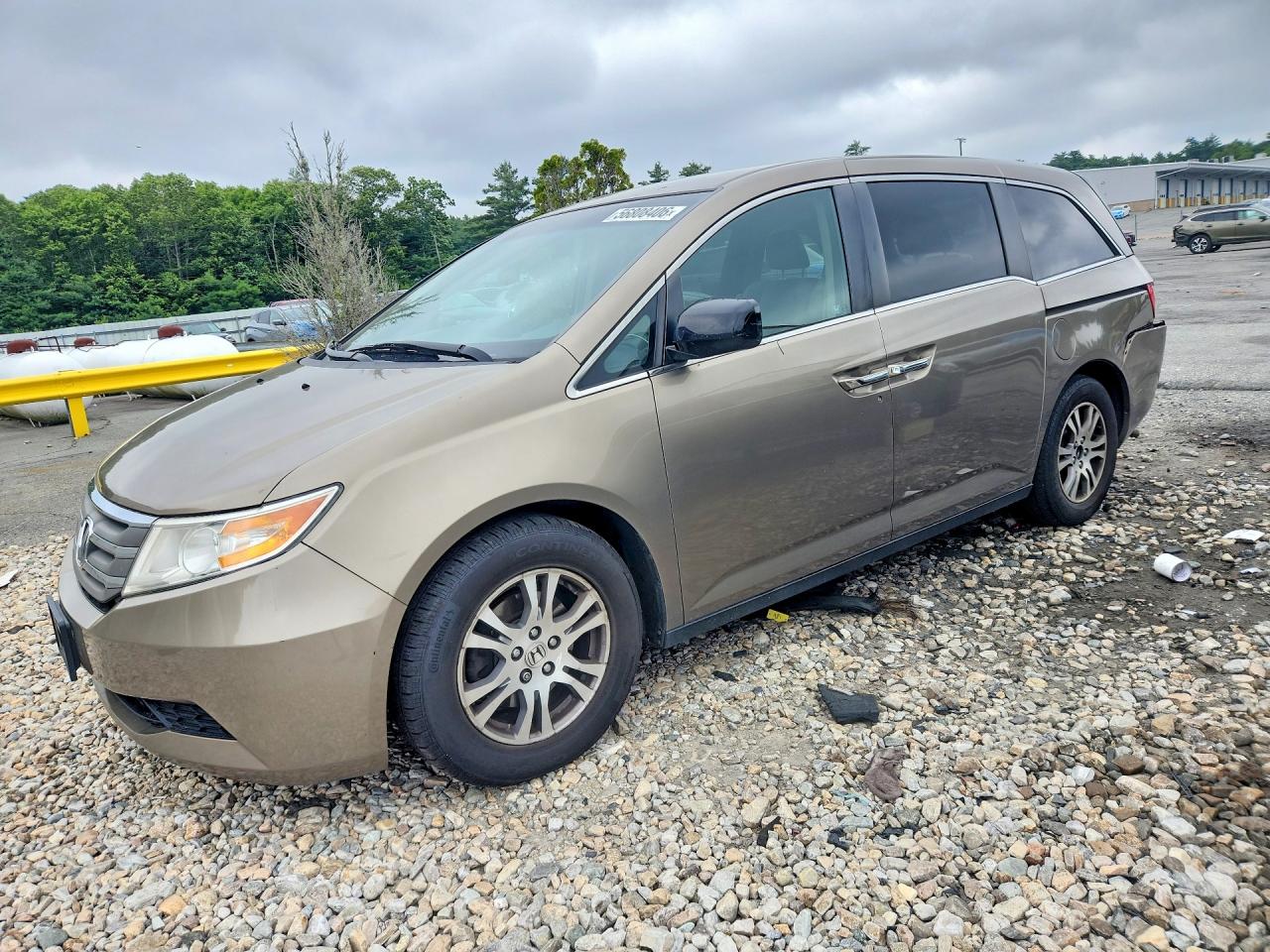 2012 Honda Odyssey Ex Tan vin: 5FNRL5H47CB072791