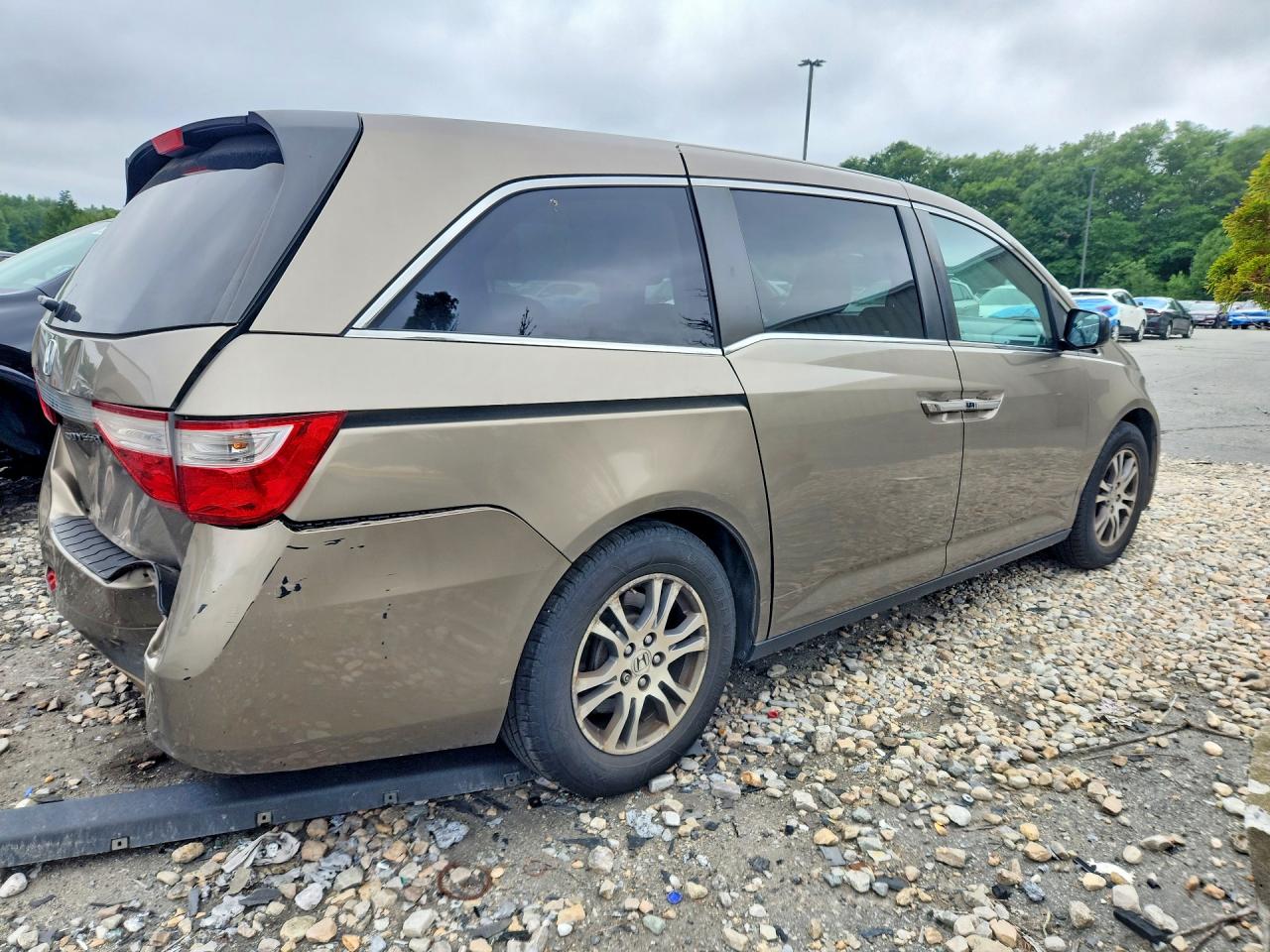 2012 Honda Odyssey Ex Tan vin: 5FNRL5H47CB072791
