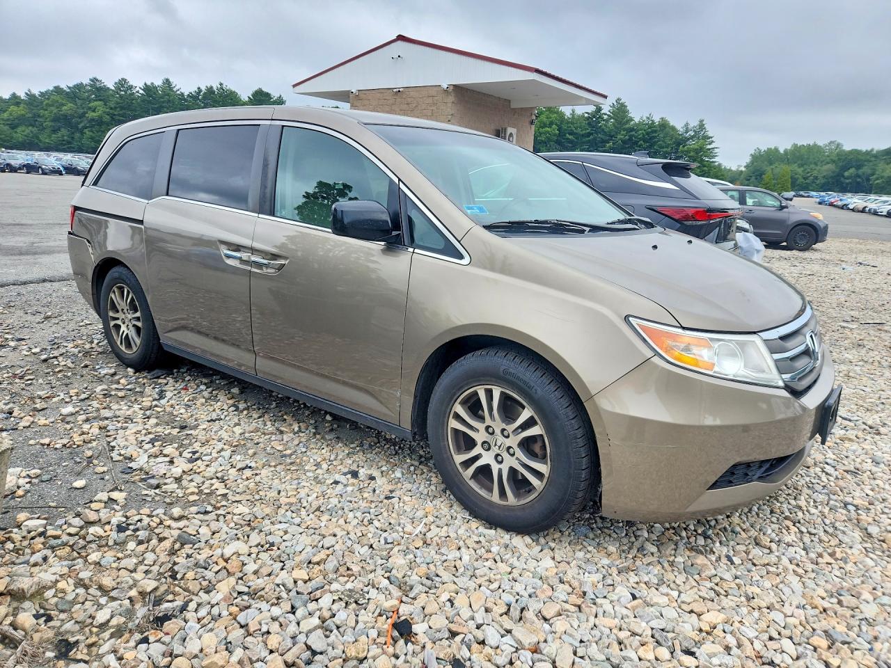 2012 Honda Odyssey Ex Tan vin: 5FNRL5H47CB072791