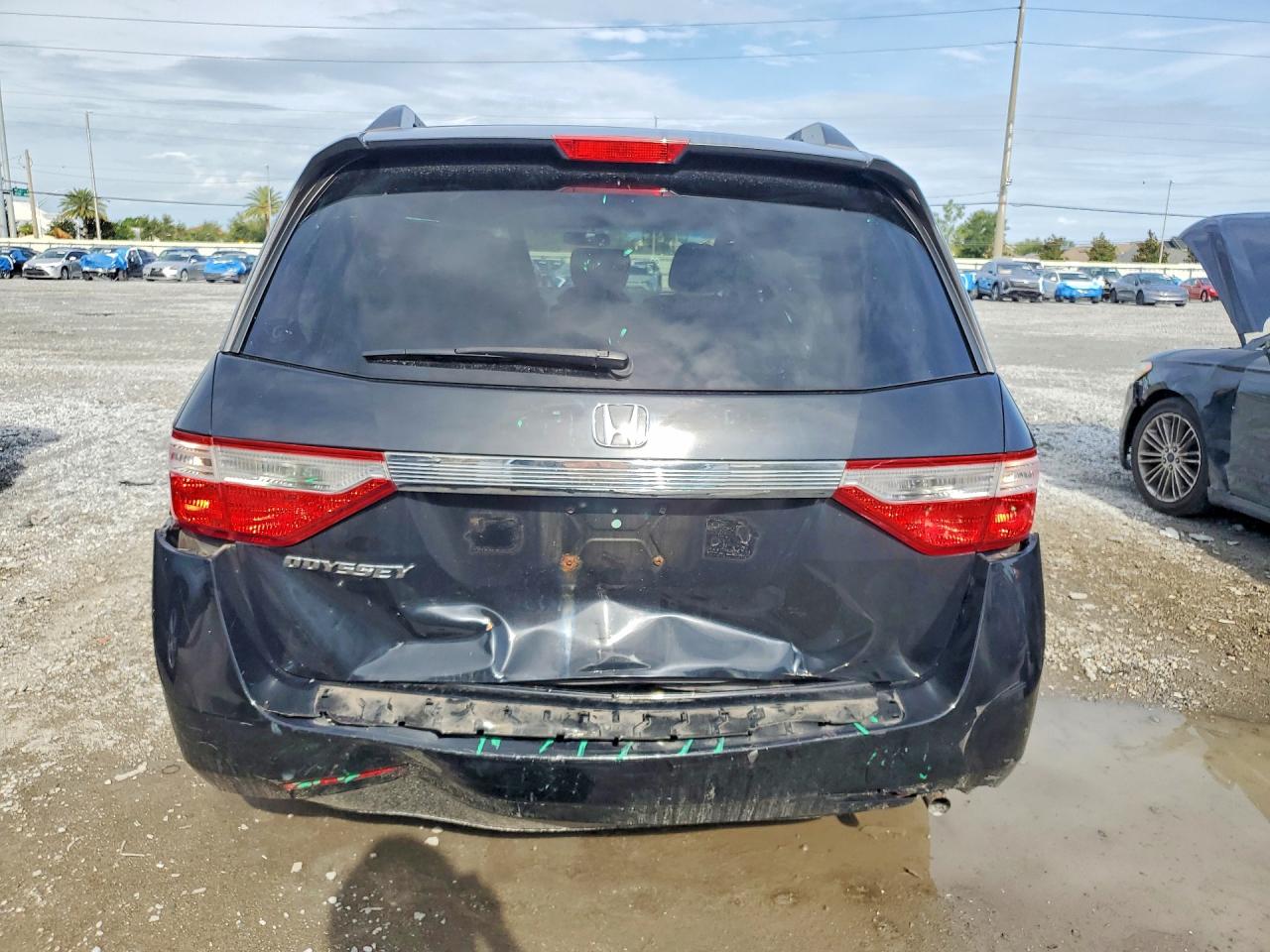 2012 Honda Odyssey Ex Black vin: 5FNRL5H47CB075691