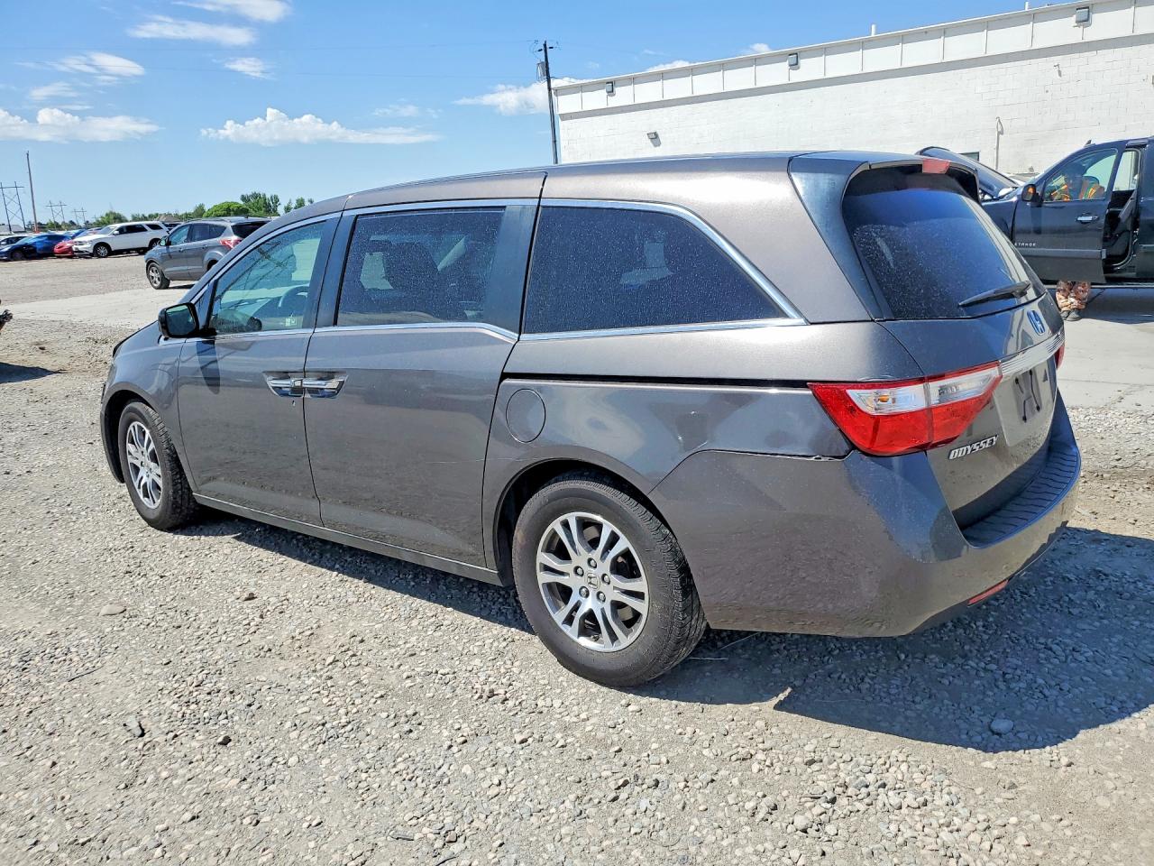 2012 Honda Odyssey Ex Gray vin: 5FNRL5H47CB086092