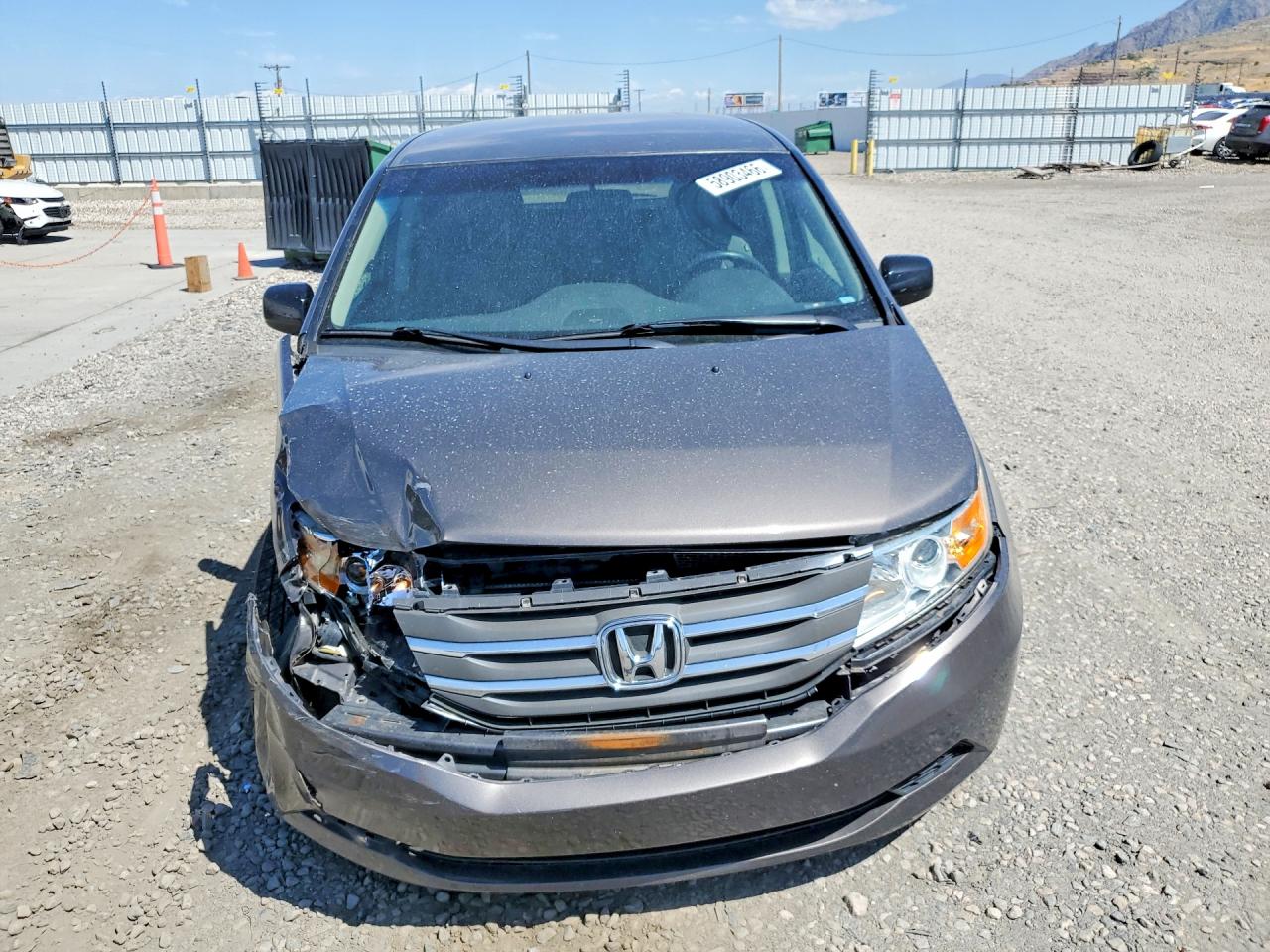 2012 Honda Odyssey Ex Gray vin: 5FNRL5H47CB086092