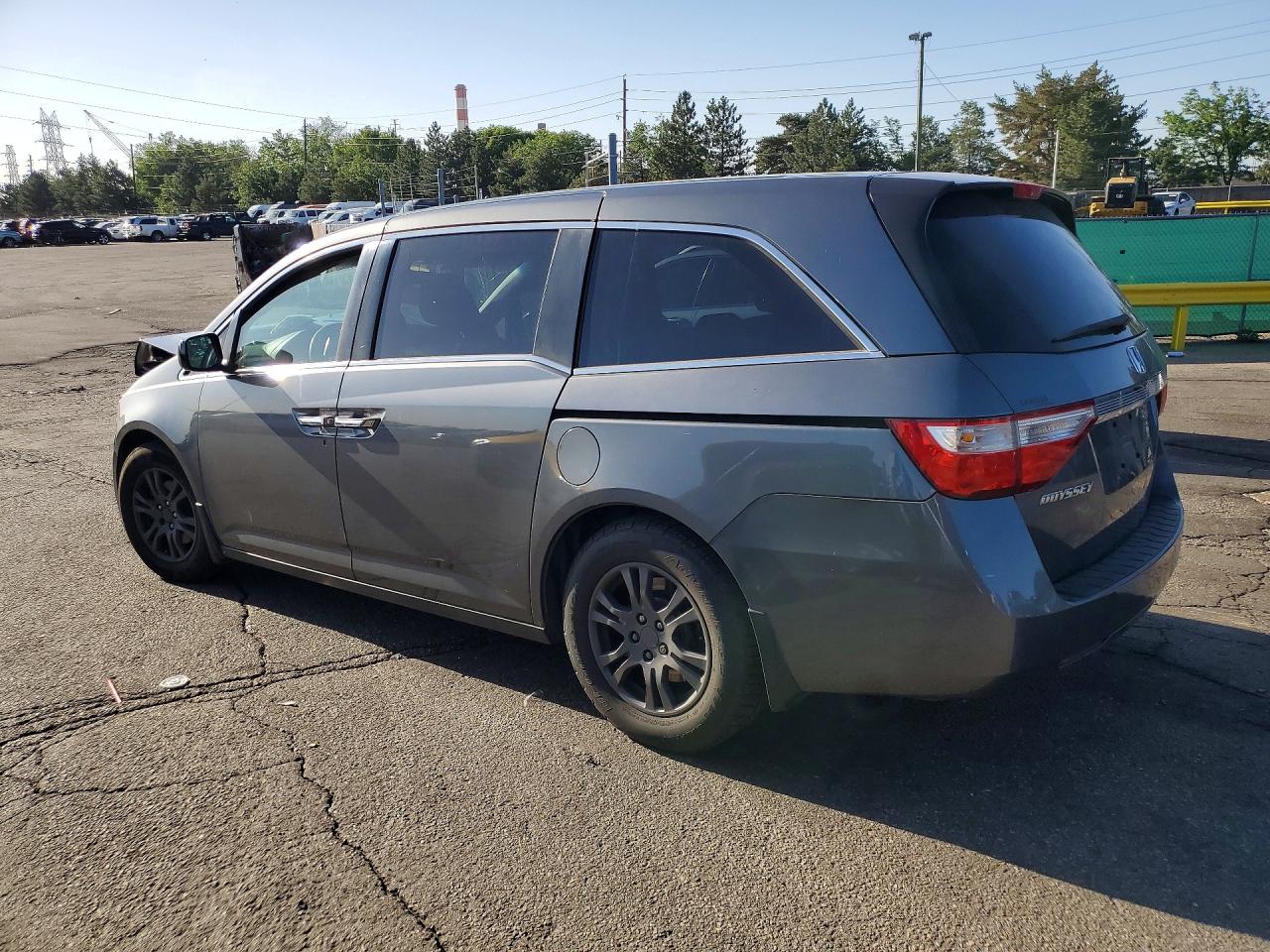 2012 Honda Odyssey Ex Gray vin: 5FNRL5H47CB095388