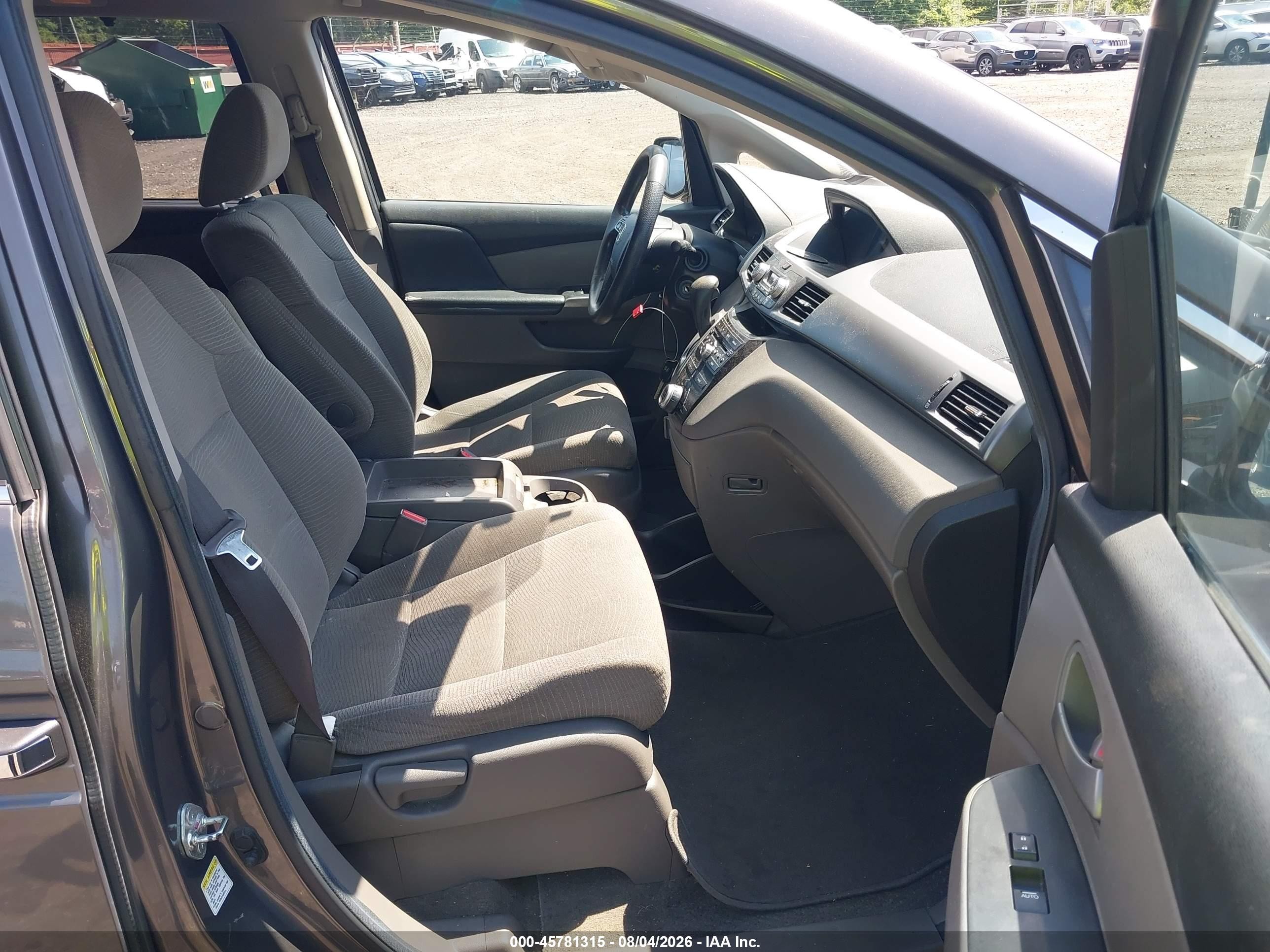 2013 Honda Odyssey Ex Brown vin: 5FNRL5H47DB036469