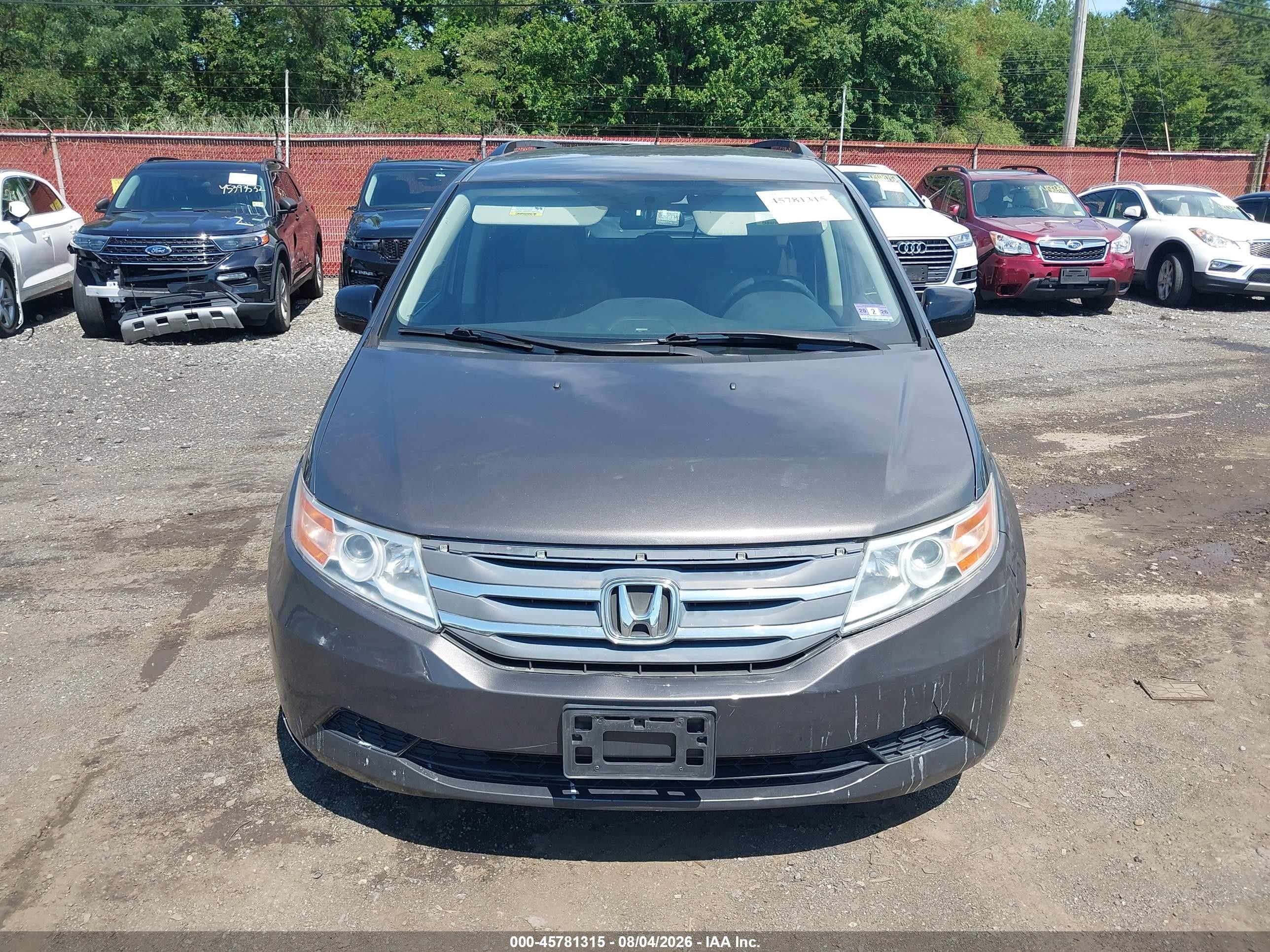 2013 Honda Odyssey Ex Brown vin: 5FNRL5H47DB036469