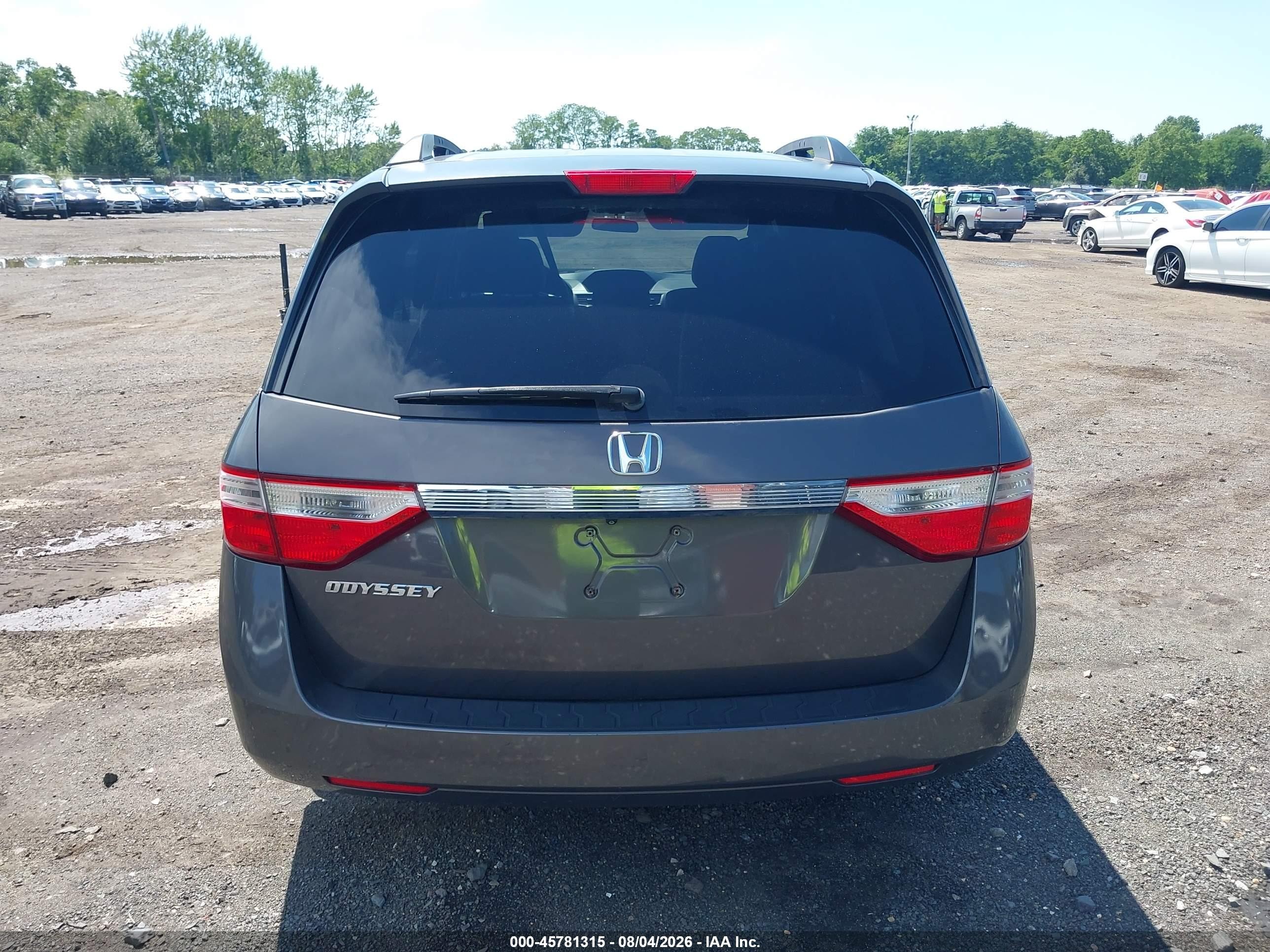 2013 Honda Odyssey Ex Brown vin: 5FNRL5H47DB036469