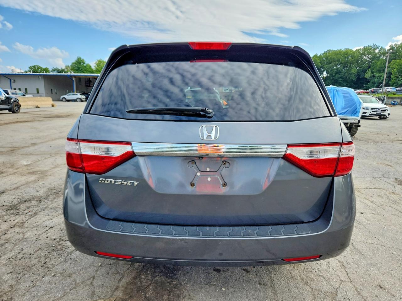 2013 Honda Odyssey Ex Gray vin: 5FNRL5H47DB036892