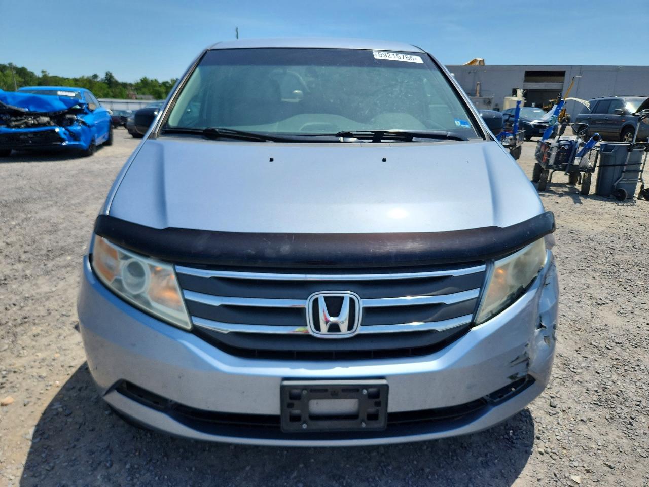 2013 Honda Odyssey Ex Blue vin: 5FNRL5H47DB038710