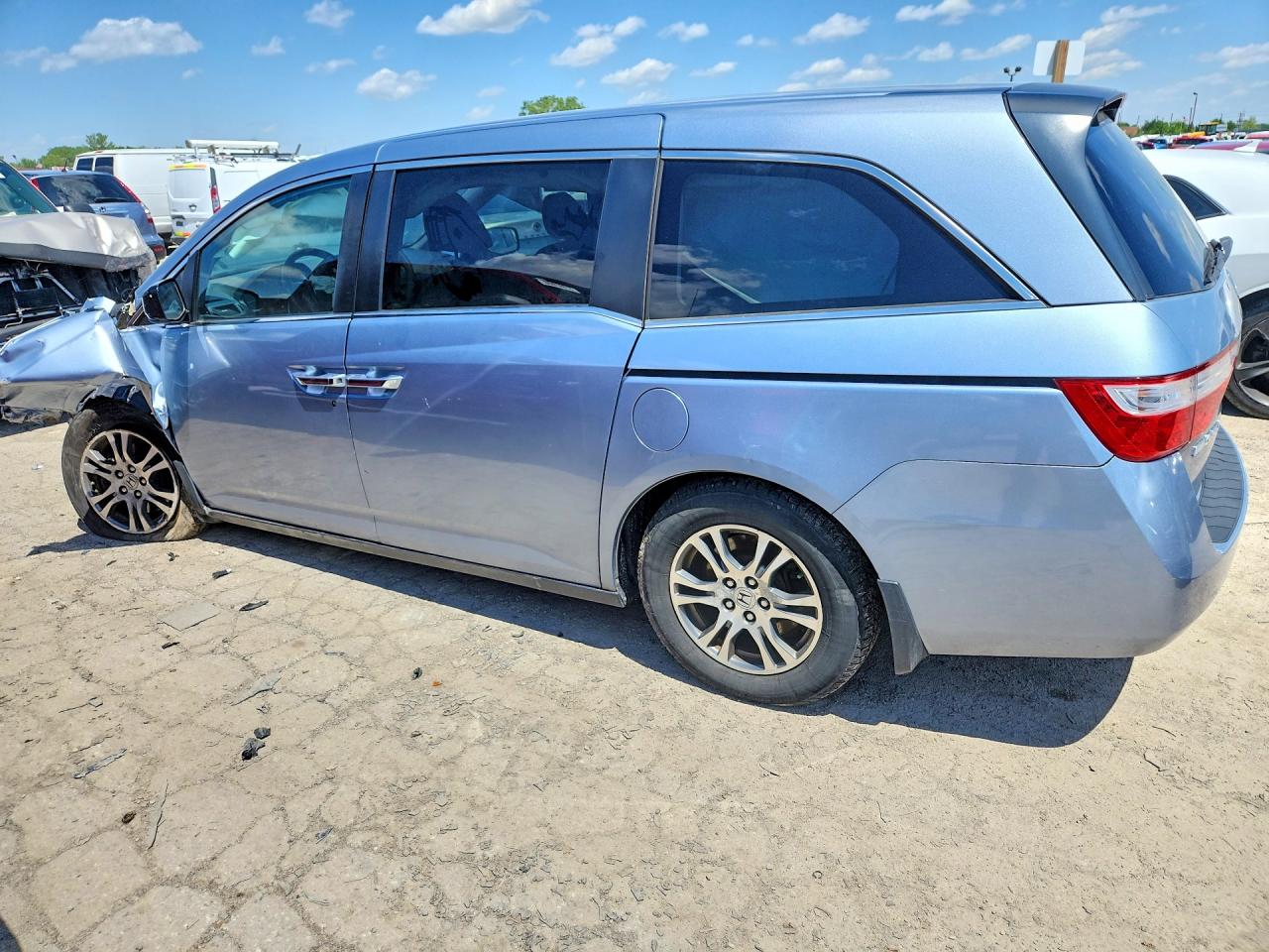 2013 Honda Odyssey Ex Синий vin: 5FNRL5H47DB042157