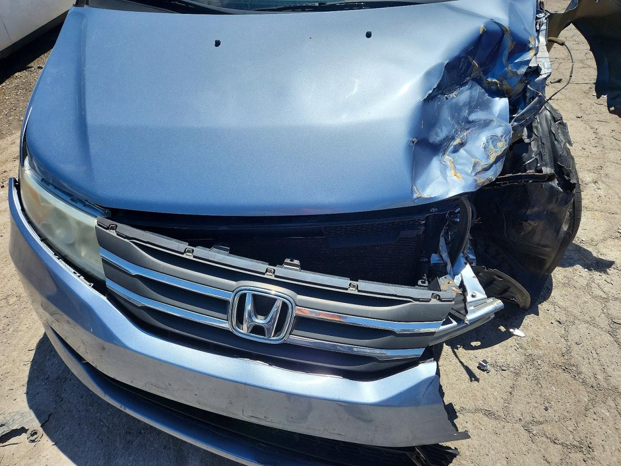 2013 Honda Odyssey Ex Синий vin: 5FNRL5H47DB042157