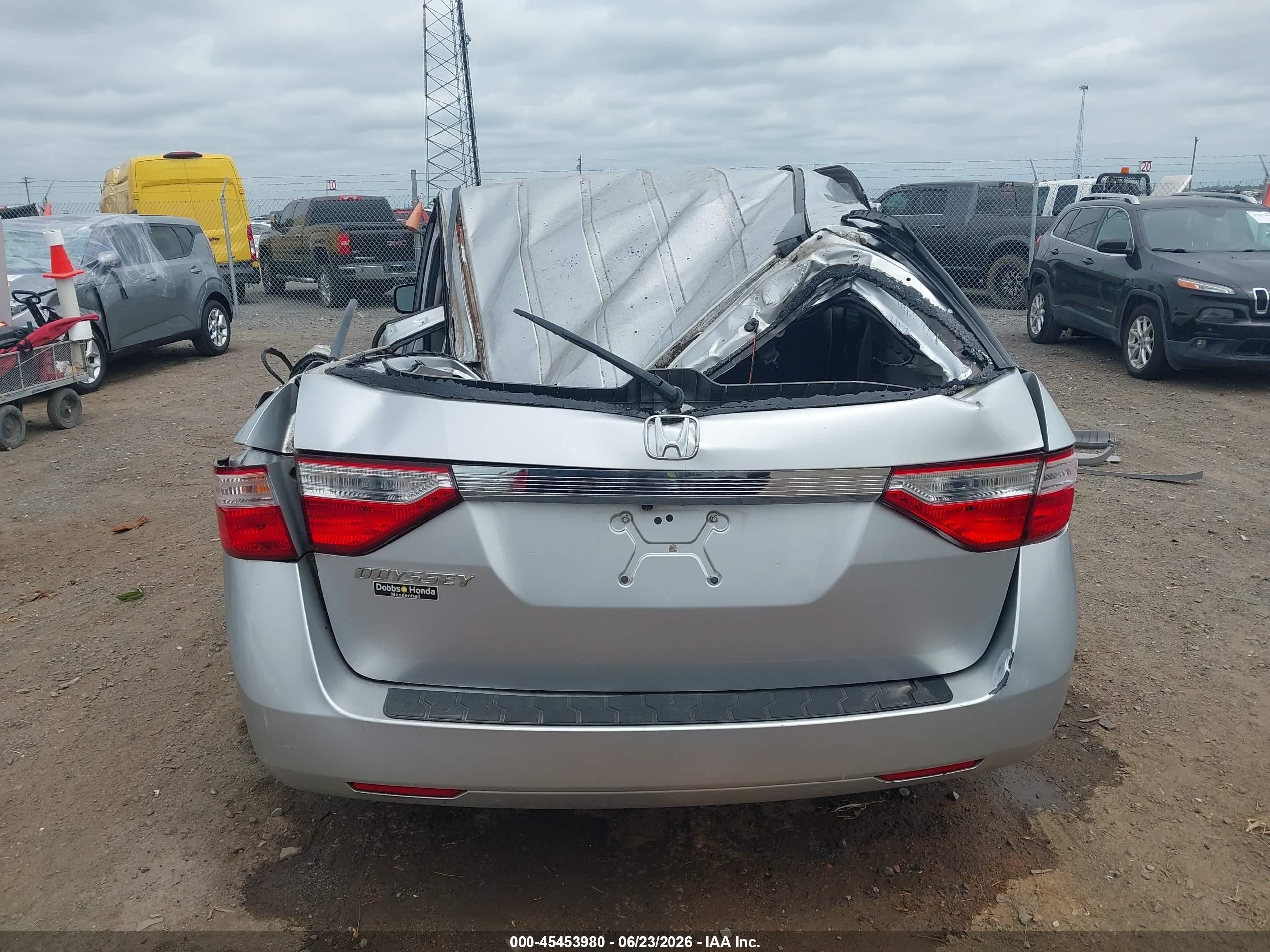 2013 Honda Odyssey Ex Серебряный vin: 5FNRL5H47DB044586