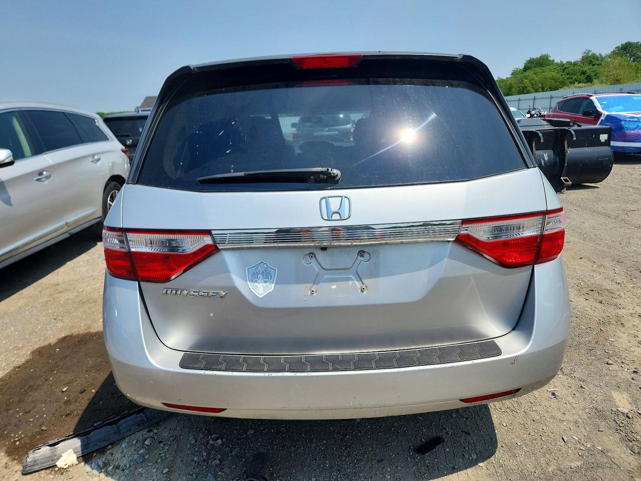 2013 Honda Odyssey Ex Silver vin: 5FNRL5H47DB051361