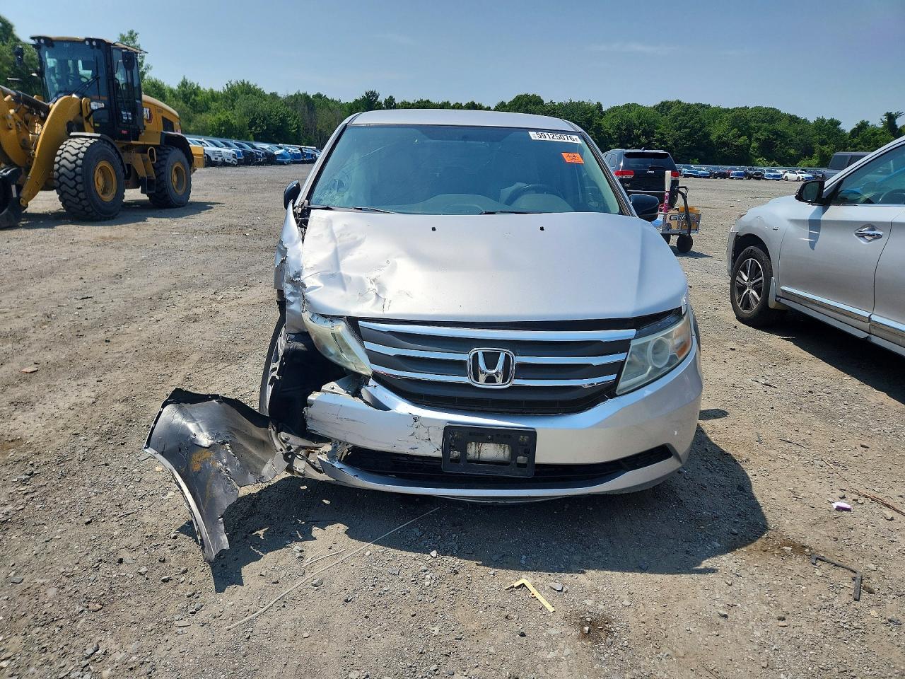 2013 Honda Odyssey Ex Silver vin: 5FNRL5H47DB051361