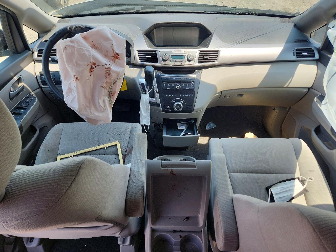 2013 Honda Odyssey Ex Silver vin: 5FNRL5H47DB051361